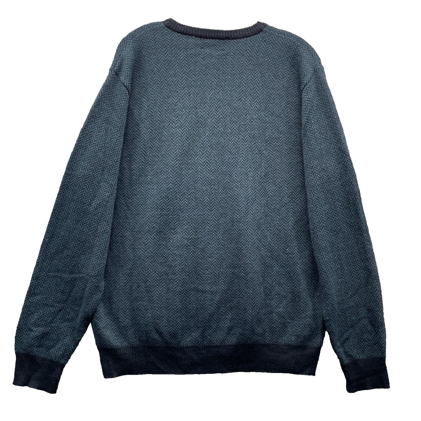 Vintage Florence Tricot Wool Sweater Mens XL Blue Fisherman Academia Cabin Preppy Office Size US XL / EU 56 / 4 - 2 Thumbnail