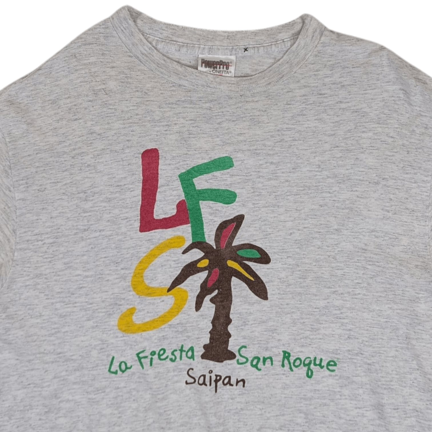Vintage Vintage 90's La Fiesta San Roque Saipan Hawaii T-Shirt Size US M / EU 48-50 / 2 - 4 Thumbnail
