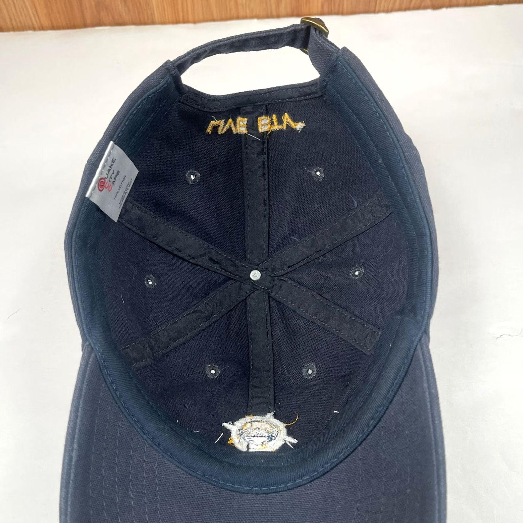 Vintage Quake City Caps Hat Adjustable Blue CamBrian Rise Live BTV Embroidered Adult Cap Size ONE SIZE - 7 Thumbnail