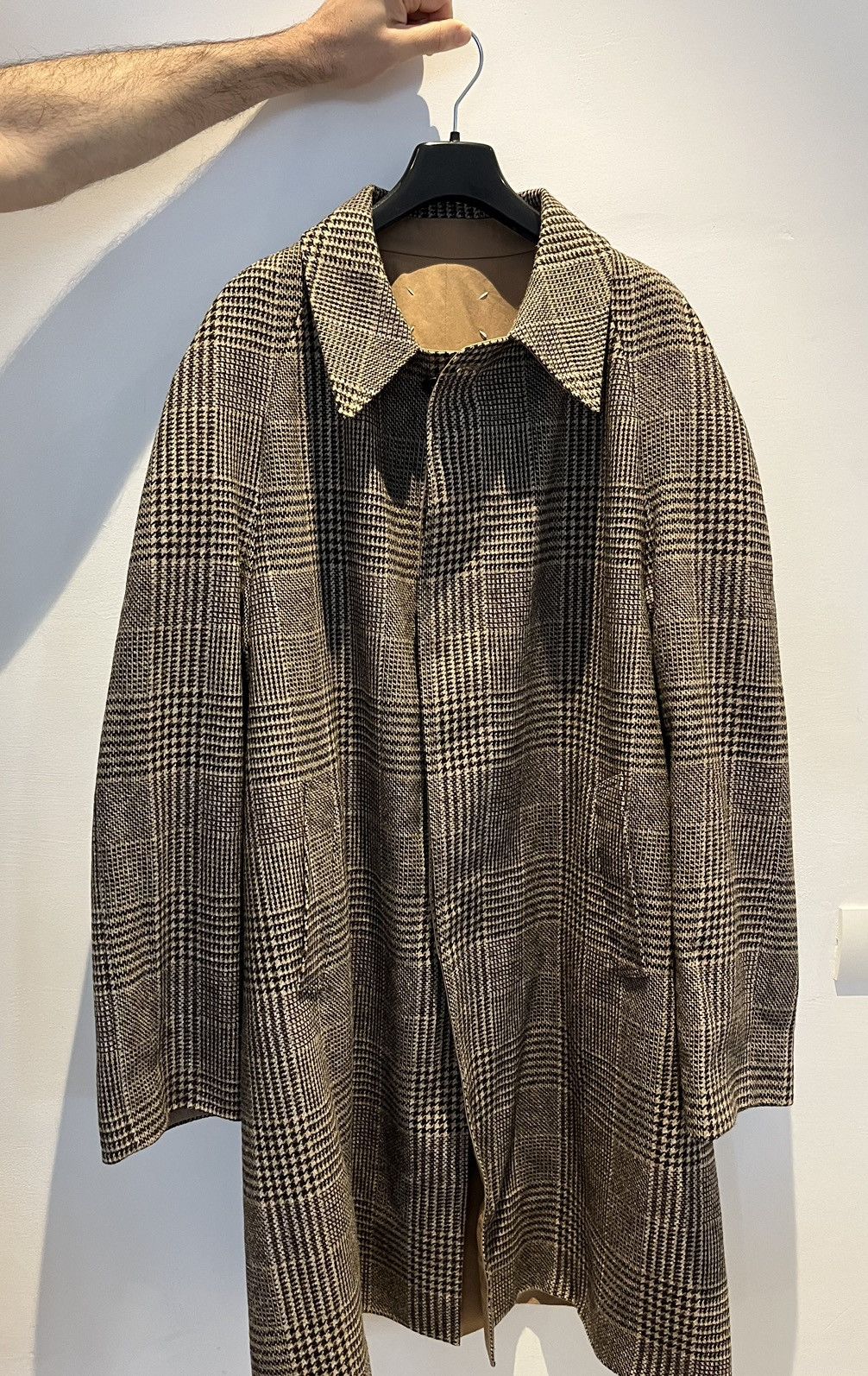 Maison Margiela Maison Margiela Check reversible raglan trench Size US L / EU 52-54 / 3 - 4 Thumbnail
