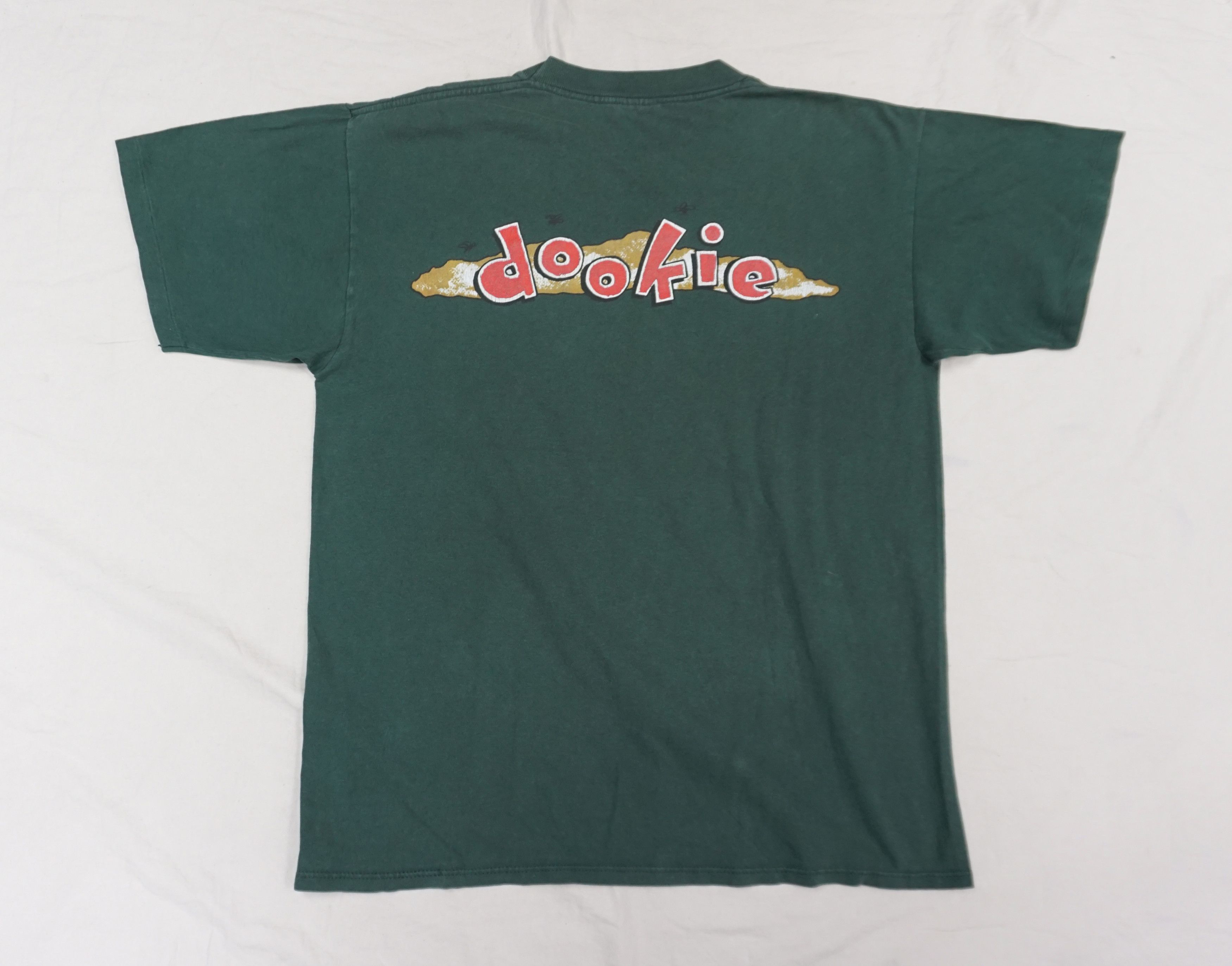 Band Tees × Brockum × Vintage 90's Greenday Dookie T-shirt Size US L / EU 52-54 / 3 - 7 Thumbnail