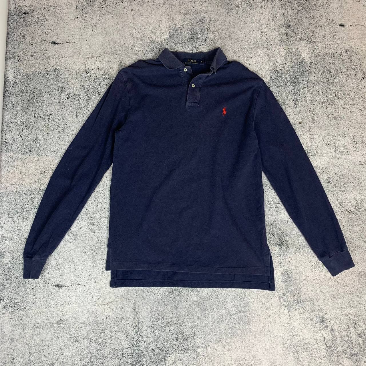 Polo Ralph Lauren Polo Ralph Lauren Polo Longsleeve Men's Size S Blue Cotton Size US S / EU 44-46 / 1 - 1 Thumbnail