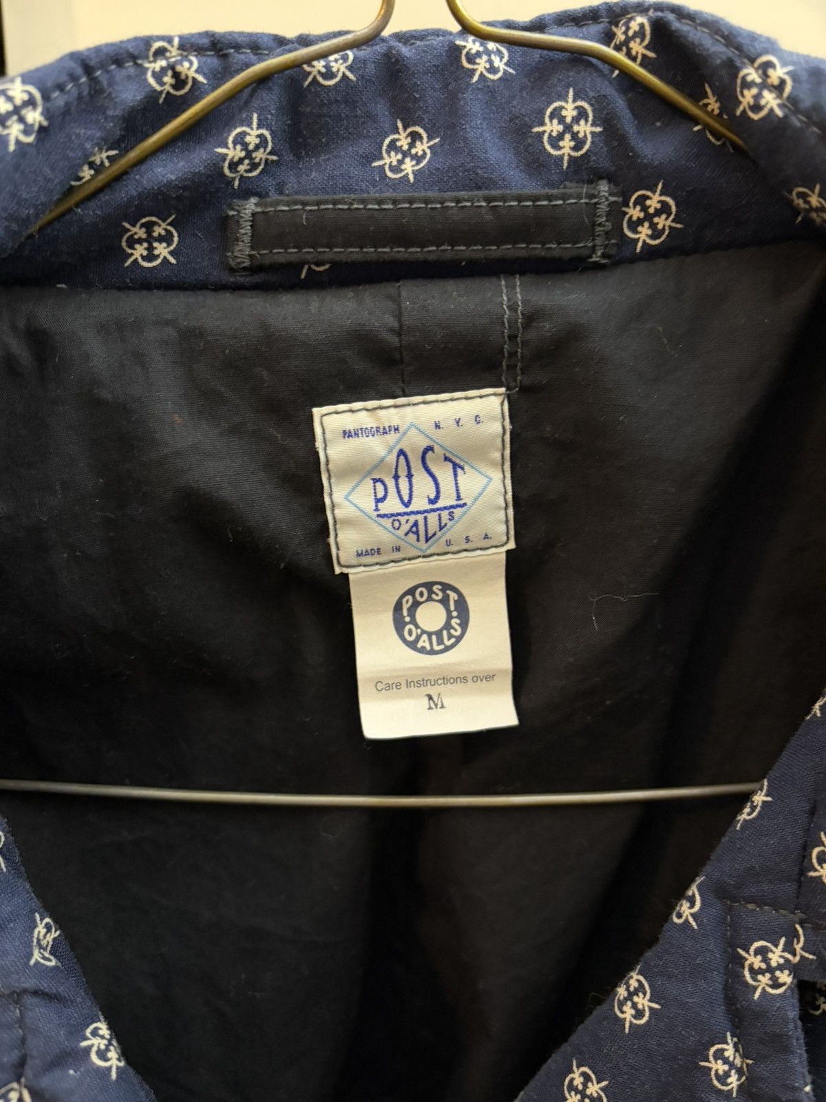 Post Overalls Post Overalls Calico Pattern Padded Peacoat Size US M / EU 48-50 / 2 - 2 Thumbnail