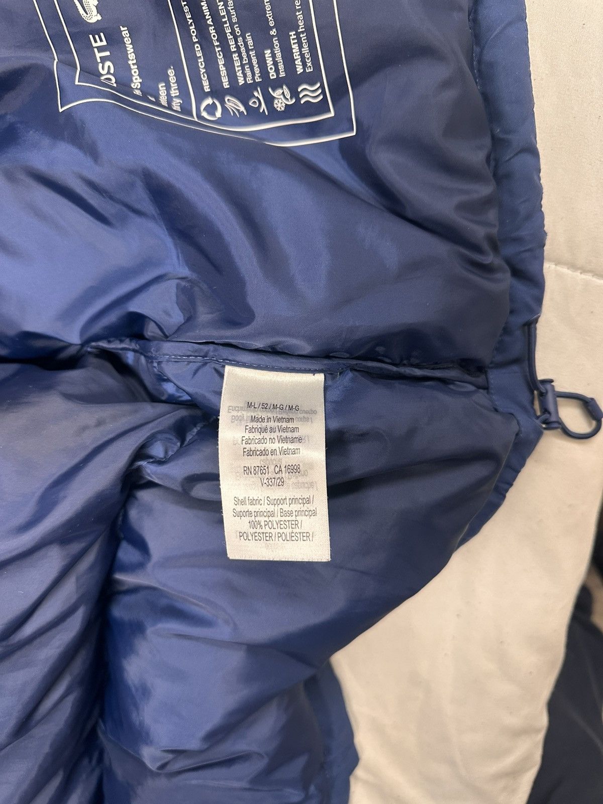 Lacoste Lacoste Puffer Jacket Size US M / EU 48-50 / 2 - 6 Thumbnail