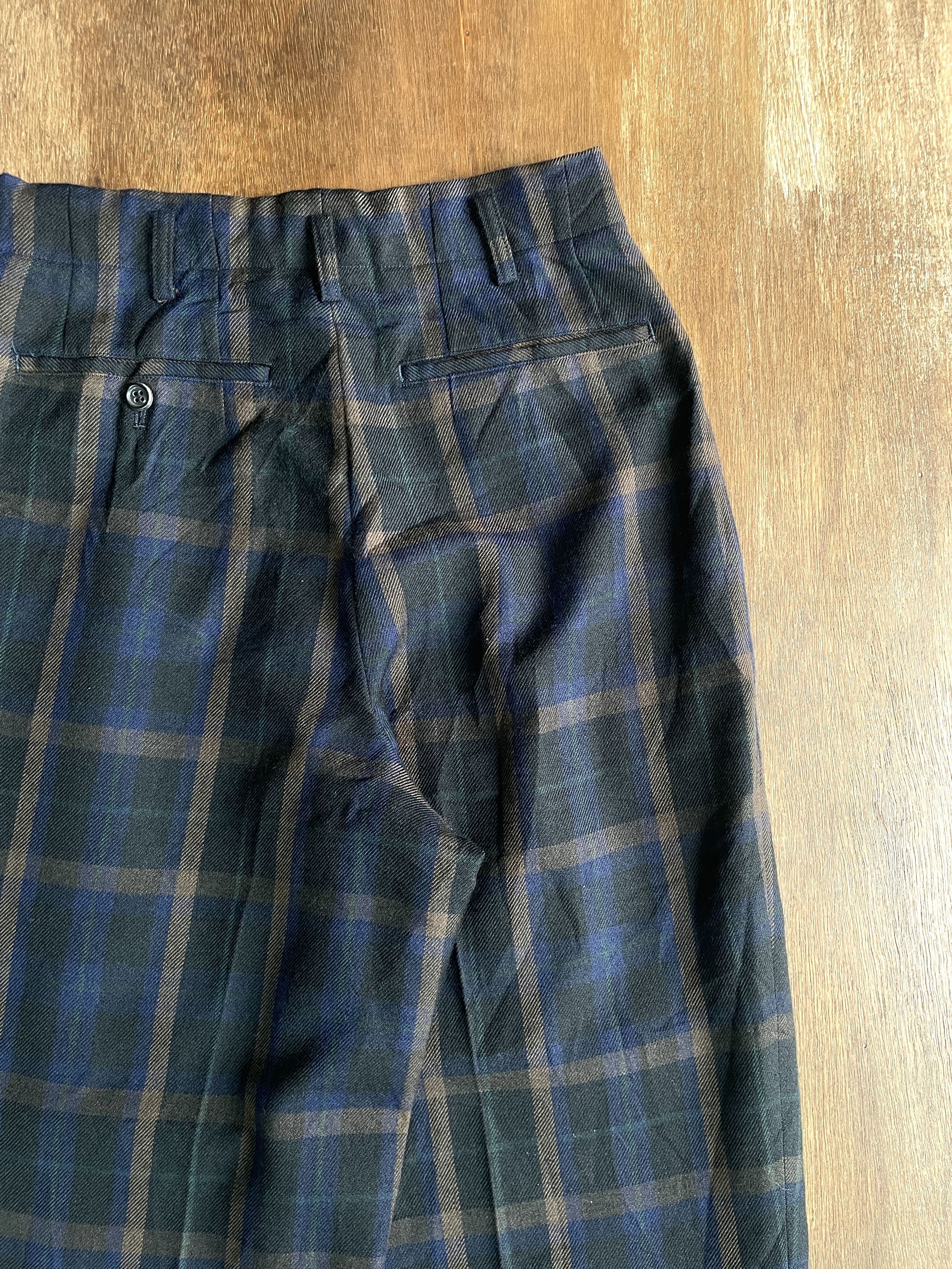 CDGH1990 Tartan Balloon Pants