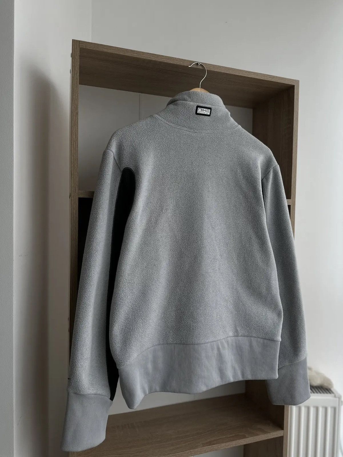 Nike × Nike ACG × Vintage Vintage Nike Full Zip Grey Big Logo Fleece Jacket Size US M / EU 48-50 / 2 - 10 Thumbnail