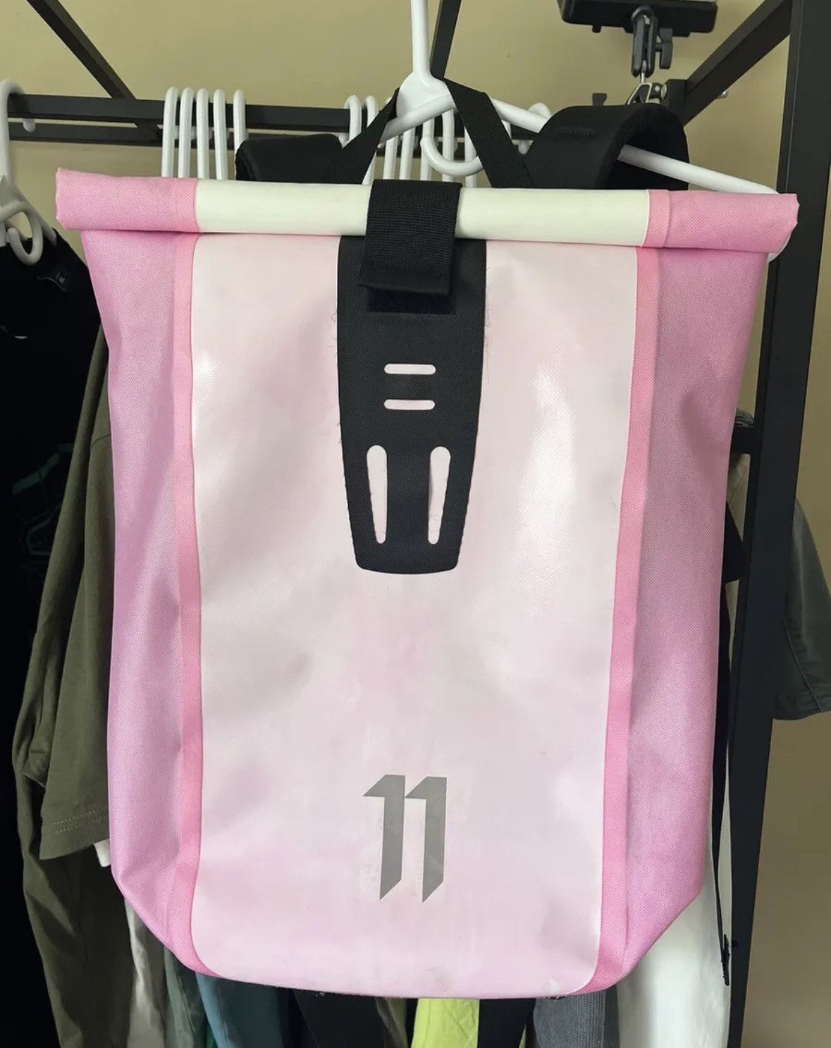 image of 11 By Boris Bidjan Saberi 11 By Bbs Pink Backpack, Men's