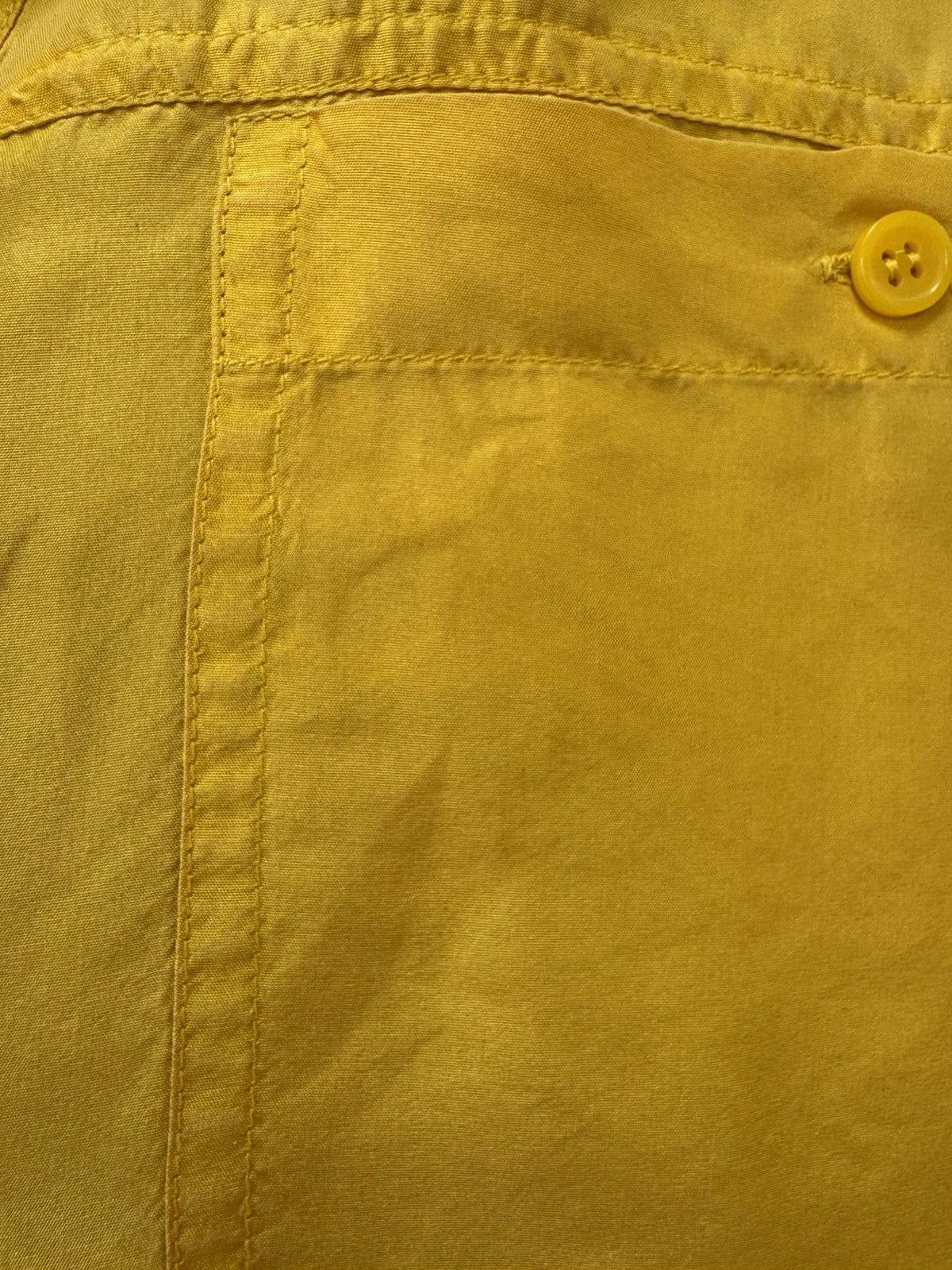 Vintage SMW women’s vintage 90s bright neon yellow 90s 100% silk Size M / US 6-8 / IT 42-44 - 4 Thumbnail