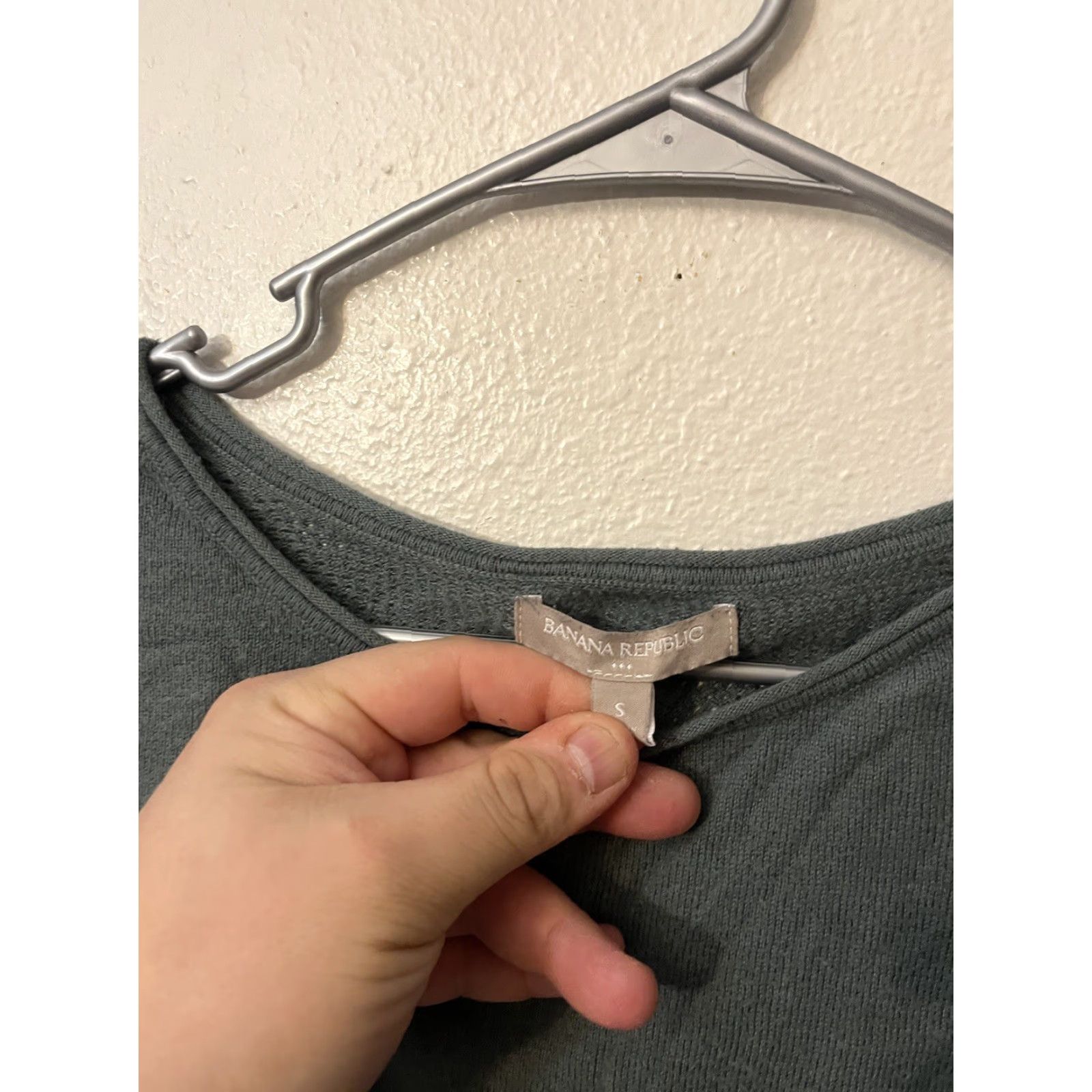 Banana Republic Banana Republic T-Shirt Women Crew Neck Long Sleeve Gray Size S Size S / US 4 / IT 40 - 3 Thumbnail
