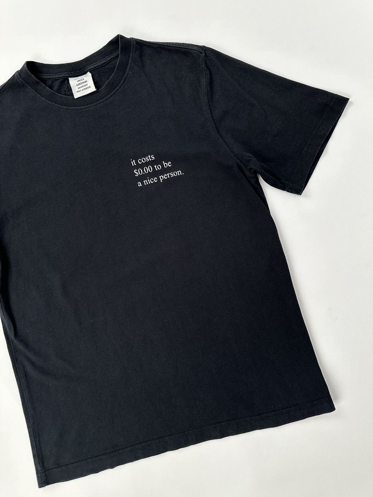 Vetements Vetements S/S2021 “It Costs $0.00 To Be A Nice Person” Size US M / EU 48-50 / 2 - 3 Thumbnail