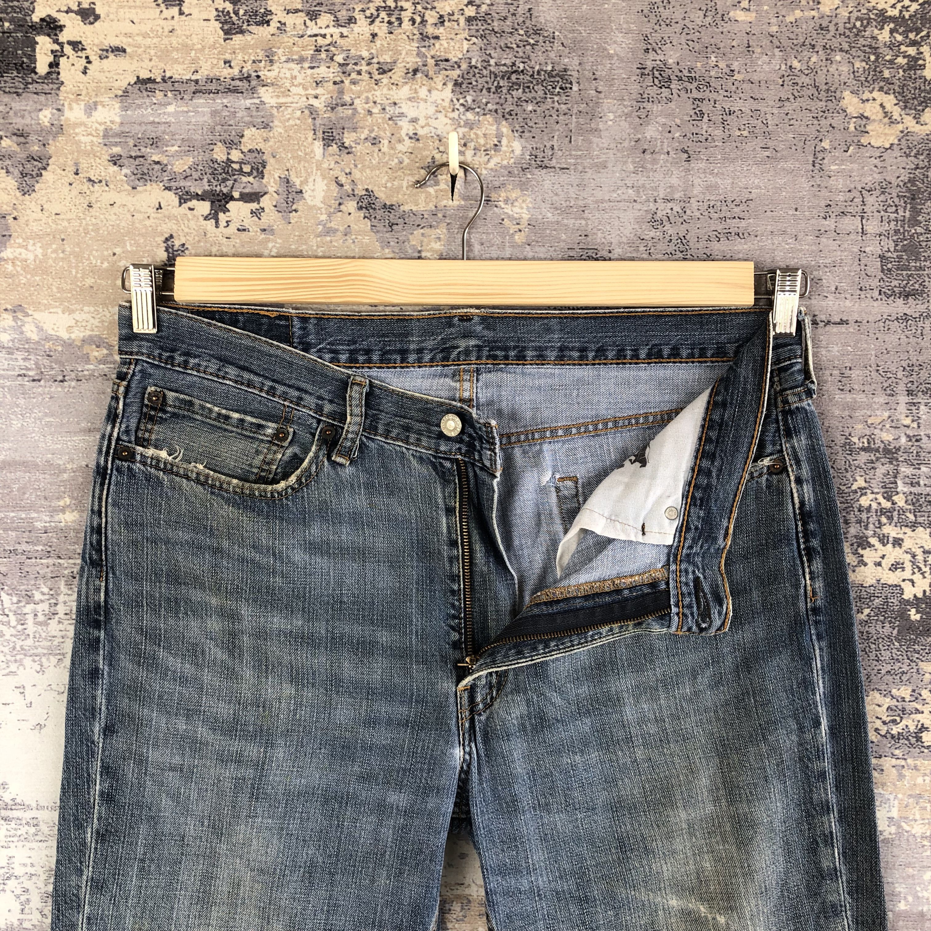 Levi's Vintage Y2k Levis 514 Faded Jeans Levi's Light Wash Denim Size US 36 / EU 52 - 6 Thumbnail