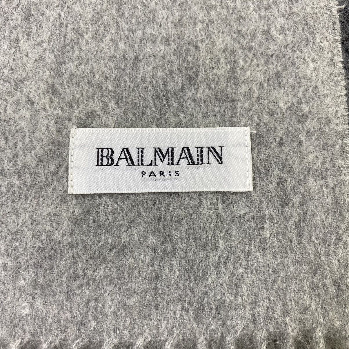Pierre Balmain × Vintage Balmain Cashmere Scarf / Muffler / Neckwear-T1420 Size ONE SIZE - 5 Thumbnail