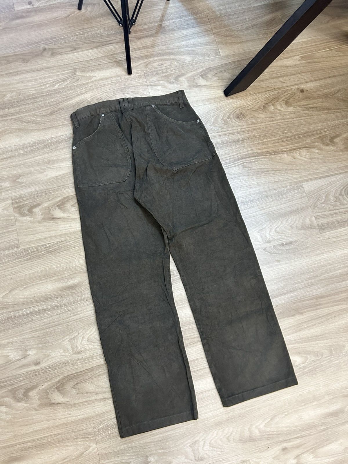 Japanese Brand Monkey Time Japan Double Knee Duck Canvas Pants Size US 32 / EU 48 - 4 Thumbnail