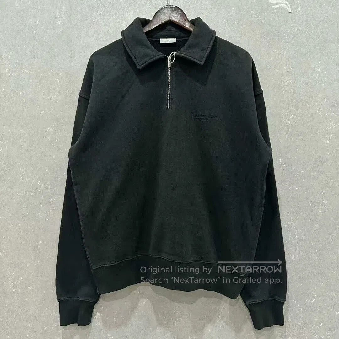 Dior Dior Black Embroidered Logo Half-Zip Hoodie. Size US S / EU 44-46 / 1 - 1 Thumbnail