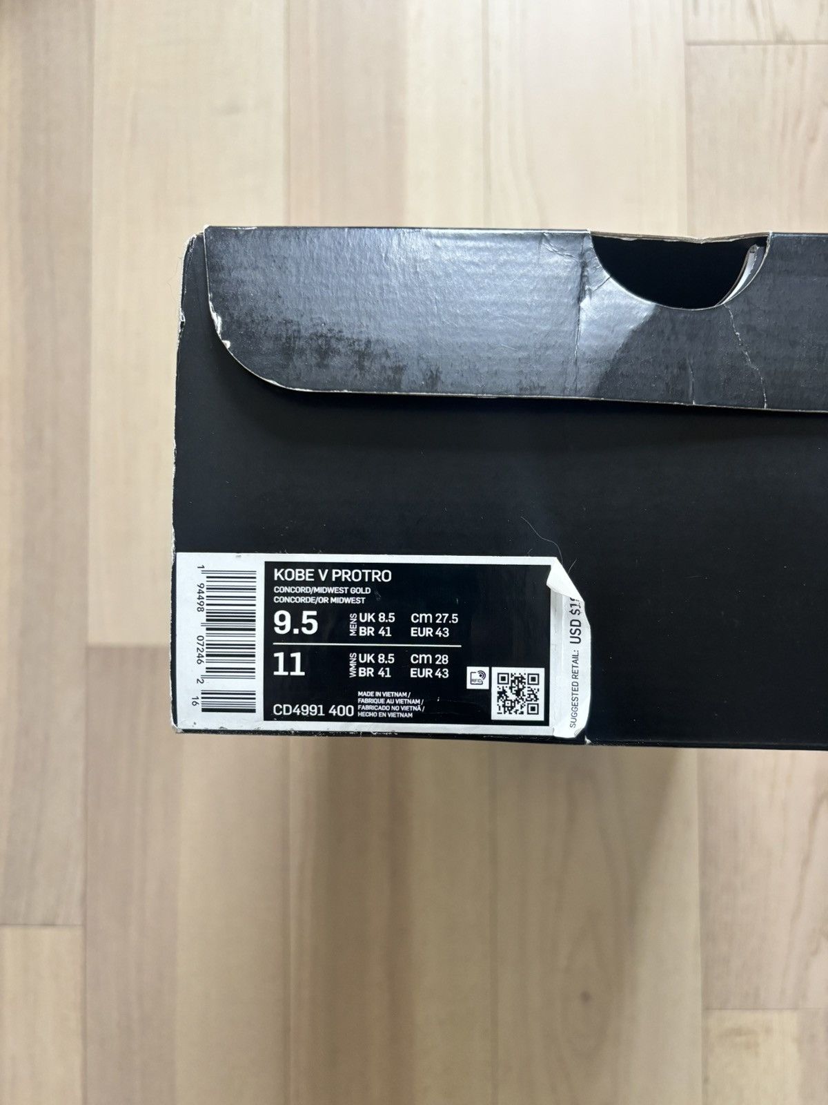 Nike Kobe 5 protro 5 Rings Size US 9.5 / EU 42-43 - 7 Thumbnail