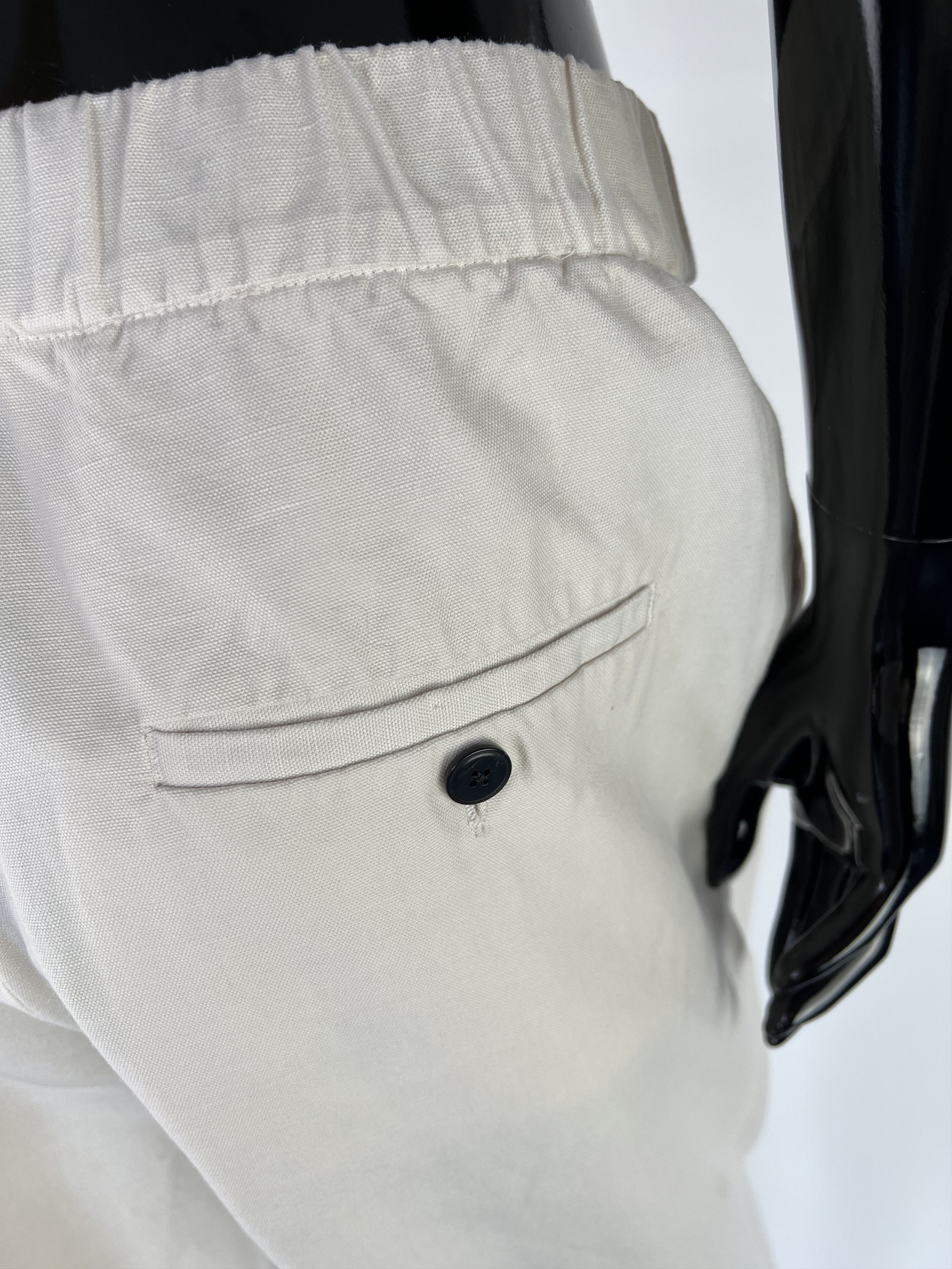 Other Pomandere Cotton Linen Wide Leg Pants Size US10 IT44 EU40 Size 32" / US 10 / IT 46 - 4 Thumbnail