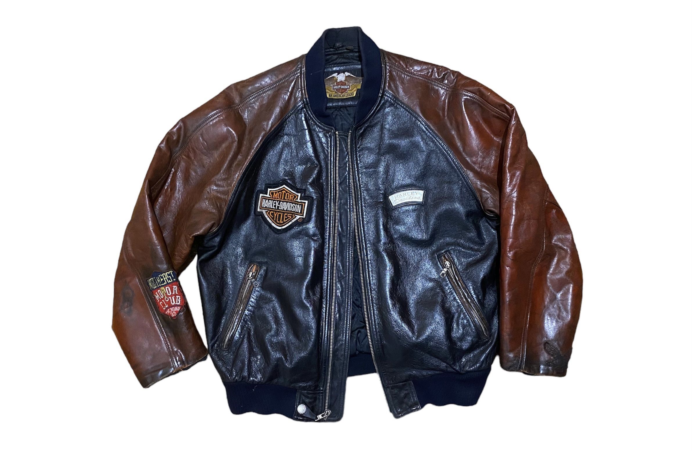 Deadstock Vintage 80’s Harley Davidson Biker Hat main image 1