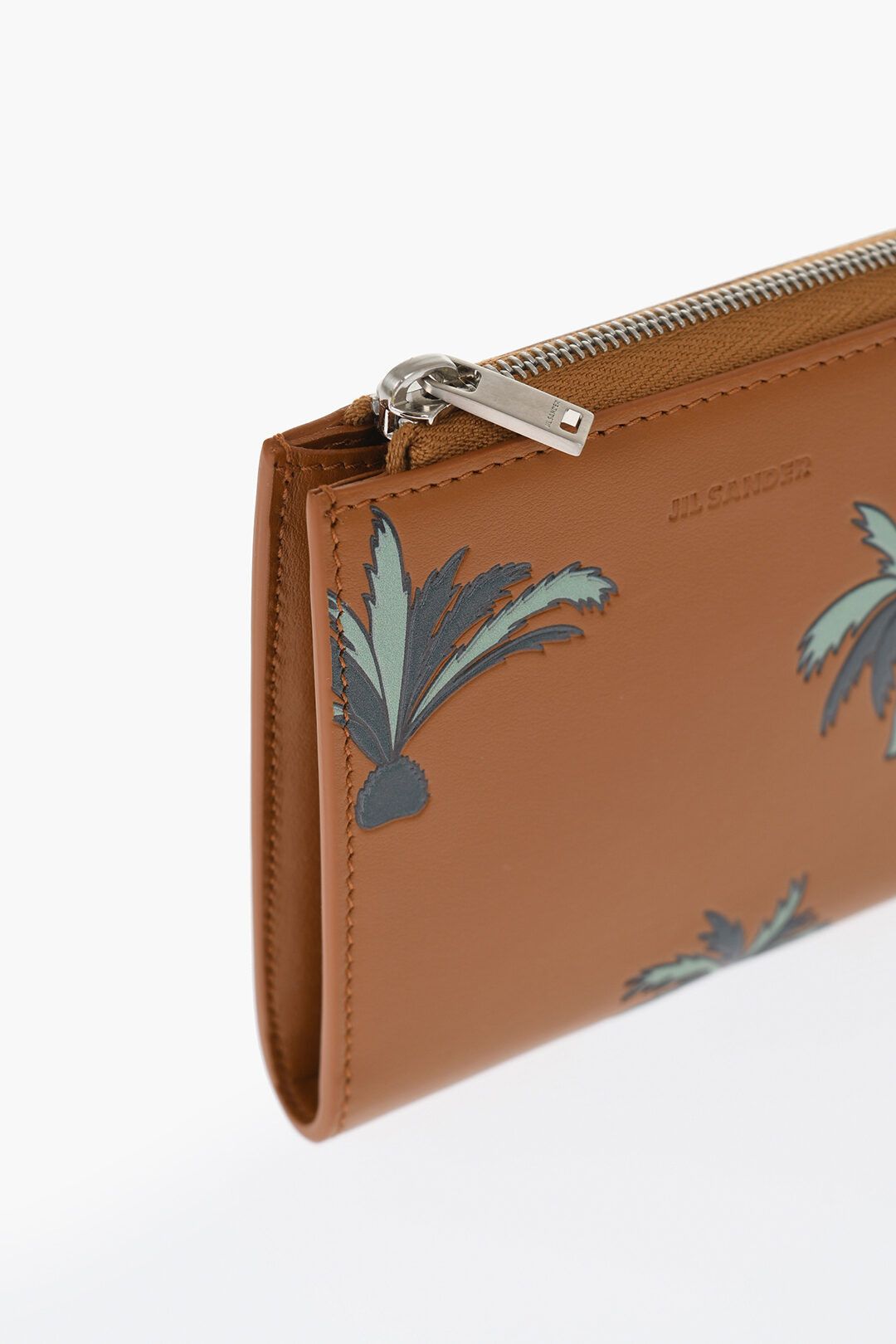 Jil Sander og1mm0625 Size: OS / Leather Palm Wallet in Brown Size ONE SIZE - 3 Thumbnail