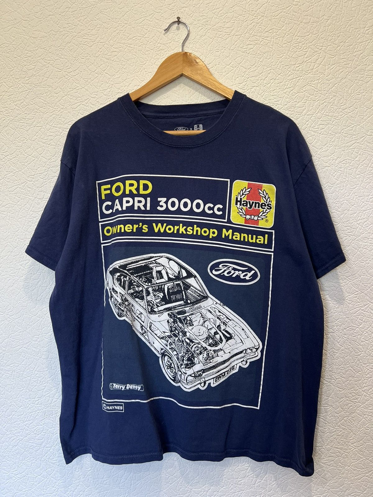 Vintage Ford Hanes Racing T Shirt Tee Size US XL / EU 56 / 4 - 1 Thumbnail