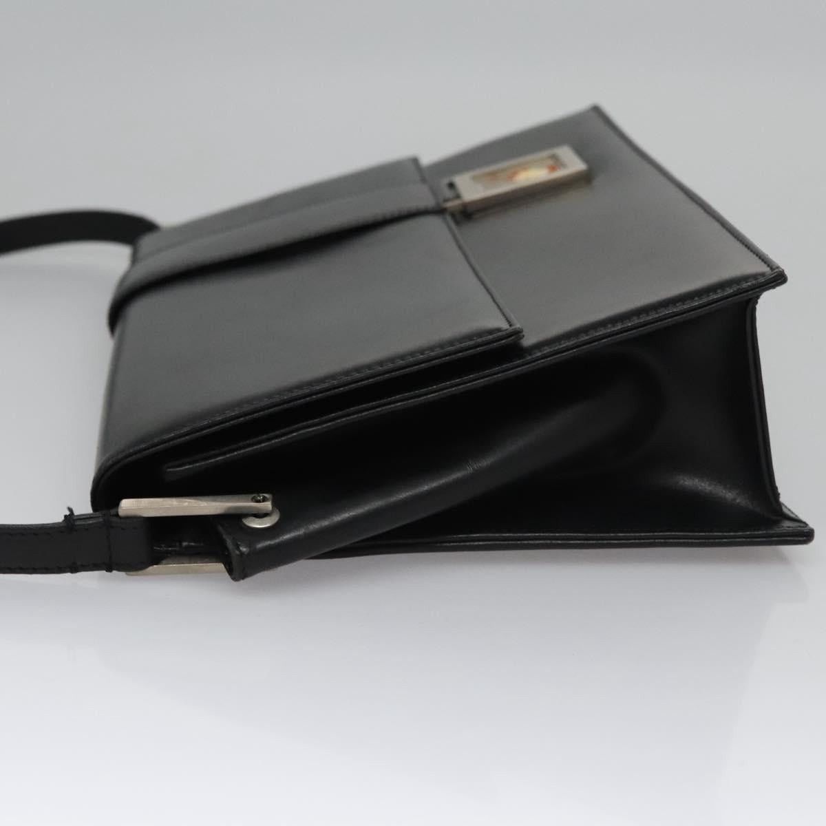 Versace Versace Leather Medusa Shoulder Bag Black Size ONE SIZE - 6 Thumbnail