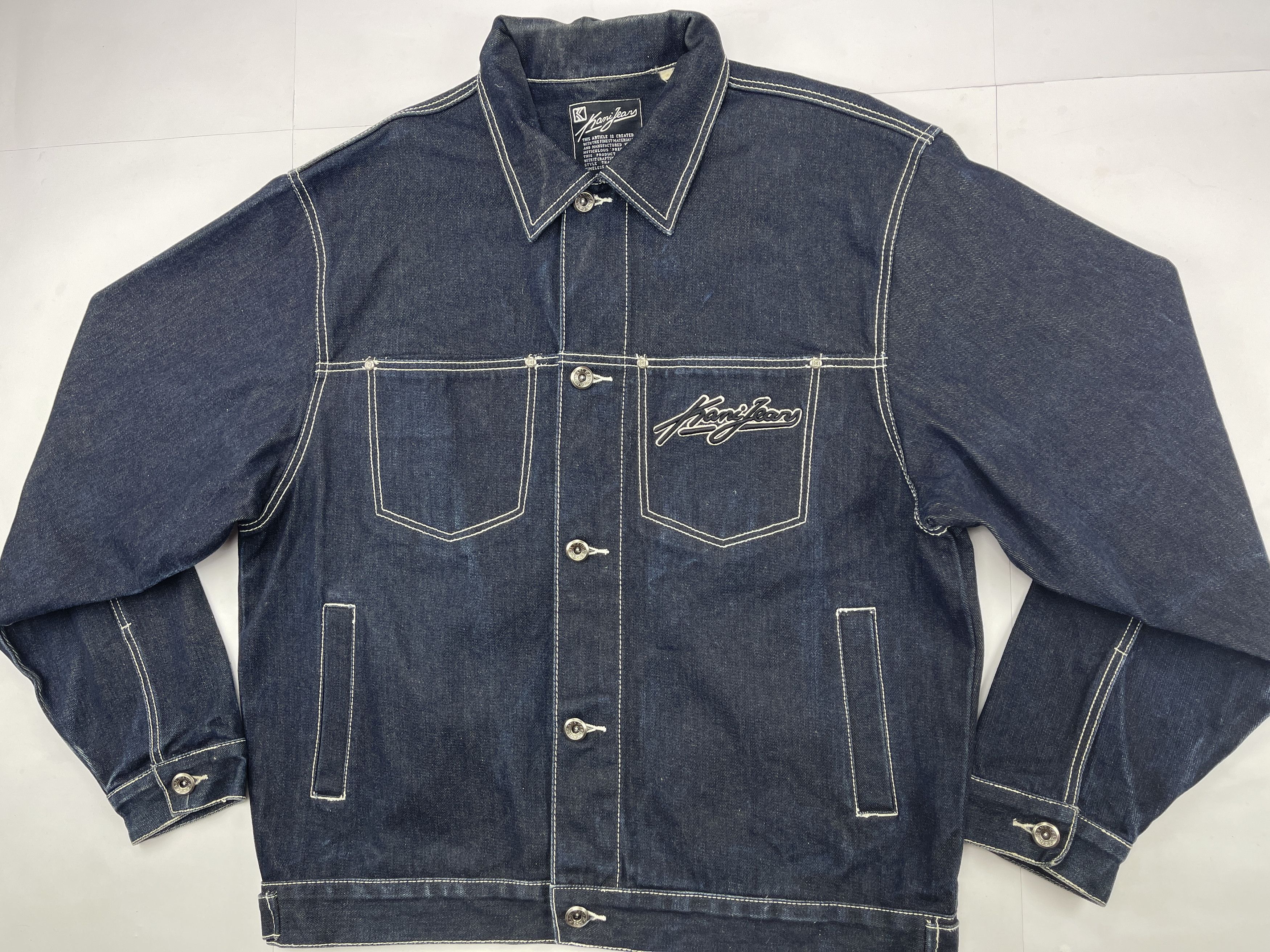 Karl Kani Karl Kani jacket, blue, vintage Kani denim jacket, 90s L Size US L / EU 52-54 / 3 - 8 Thumbnail