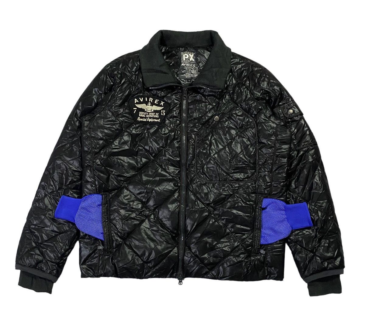 Avirex Avirex USN Big Logo Puffer Jacket Size US XL / EU 56 / 4 - 23 Thumbnail