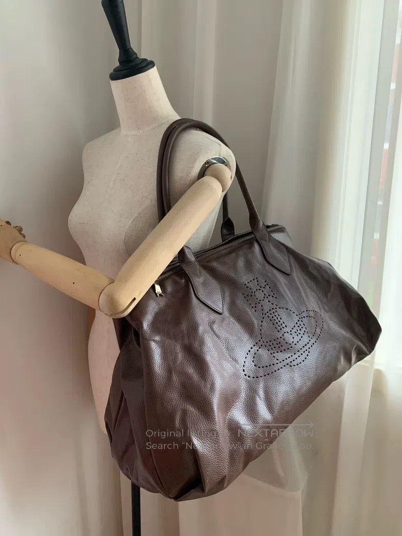 Vivienne Westwood Vivienne Westwood size os Perforated Saturn Tote Bag Size ONE SIZE - 3 Thumbnail