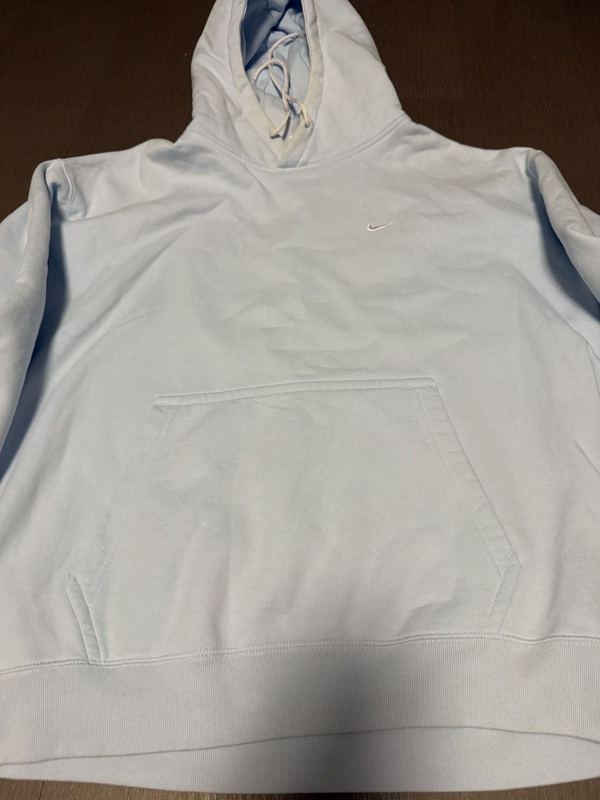 Nike Nike Solo Swoosh Men's Fleece Pullover Hoodie Size US L / EU 52-54 / 3 - 2 Thumbnail