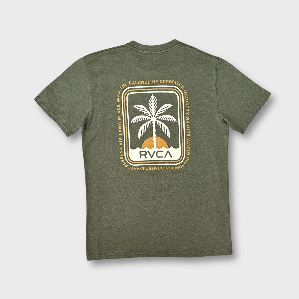 RVCA RVCA Shaylen Men’s Green Print T-Shirt Short Sleeve Sz M Size US M / EU 48-50 / 2 - 6 Thumbnail