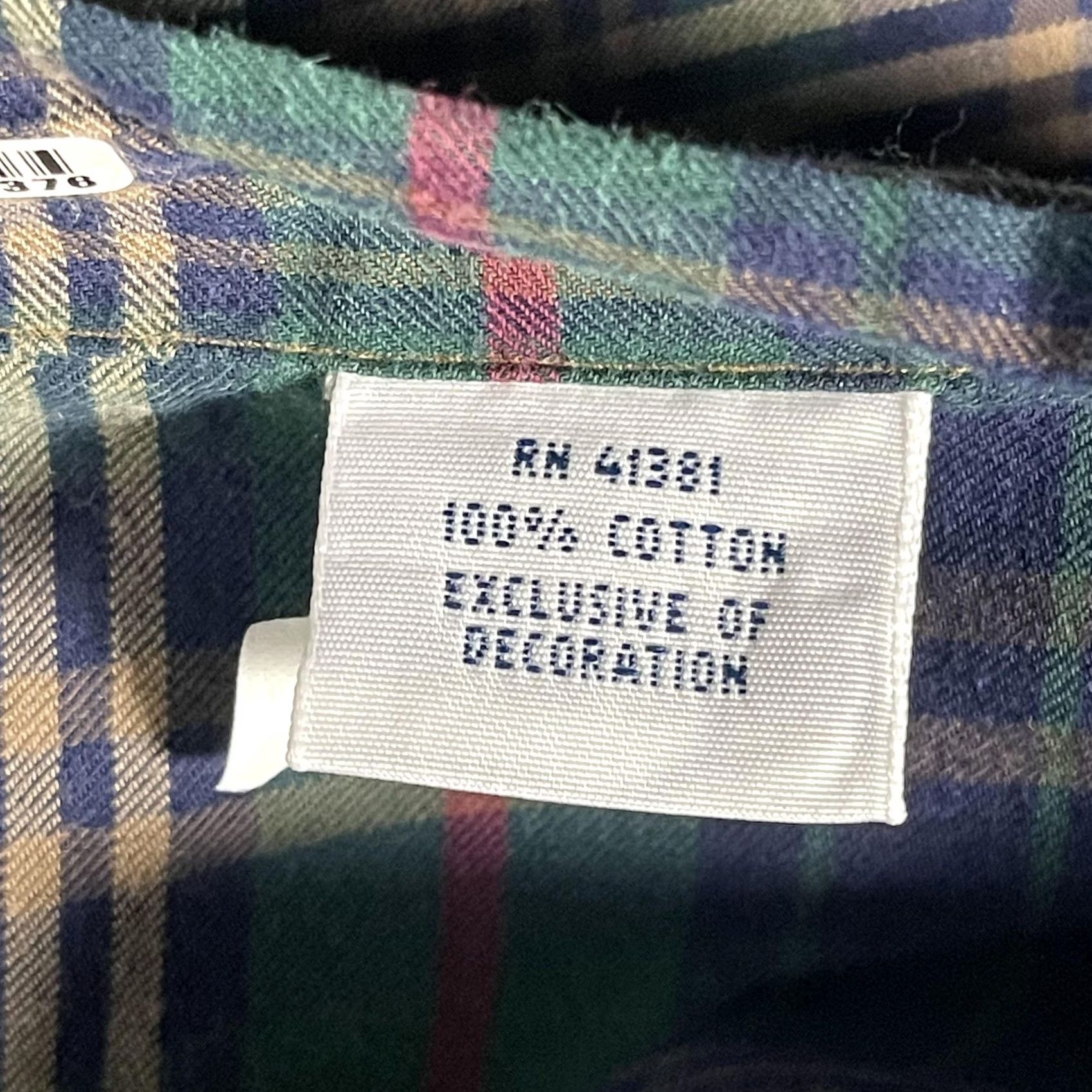 Ralph Lauren Ralph Lauren Shirt Mens XL Green Blue Plaid Button-Down Pony Logo Long Sleeve Size US XL / EU 56 / 4 - 5 Thumbnail