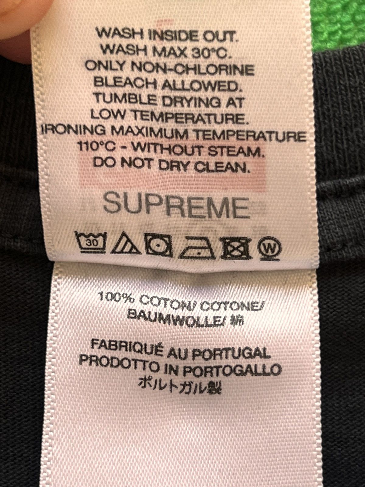 Maison Margiela × Supreme L - Supreme x MM6 Maison Margiela Money S/S Top Black dollar Size US L / EU 52-54 / 3 - 23 Thumbnail
