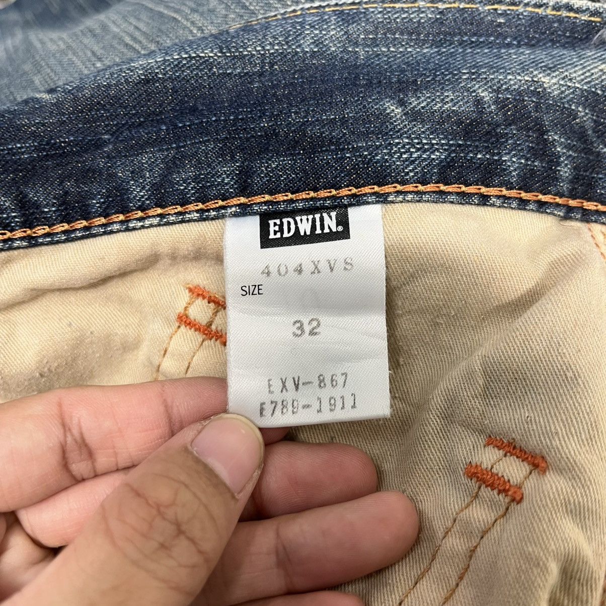 Edwin Vintage Edwin 404 XUS Denim Size US 34 / EU 50 - 21 Thumbnail