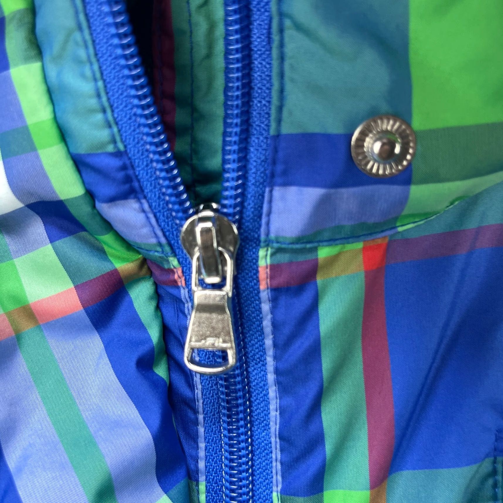 Ralph Lauren VINTAGE Ralph Lauren Plaid Windbreaker Jacket Womens M Green Size M / US 6-8 / IT 42-44 - 5 Thumbnail