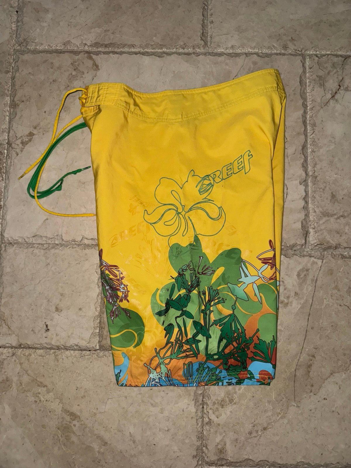 REEF Very Rare Vintage Y2K Reef Board Shorts Surf 90s Sz M (33) Size US 32 / EU 48 - 3 Thumbnail