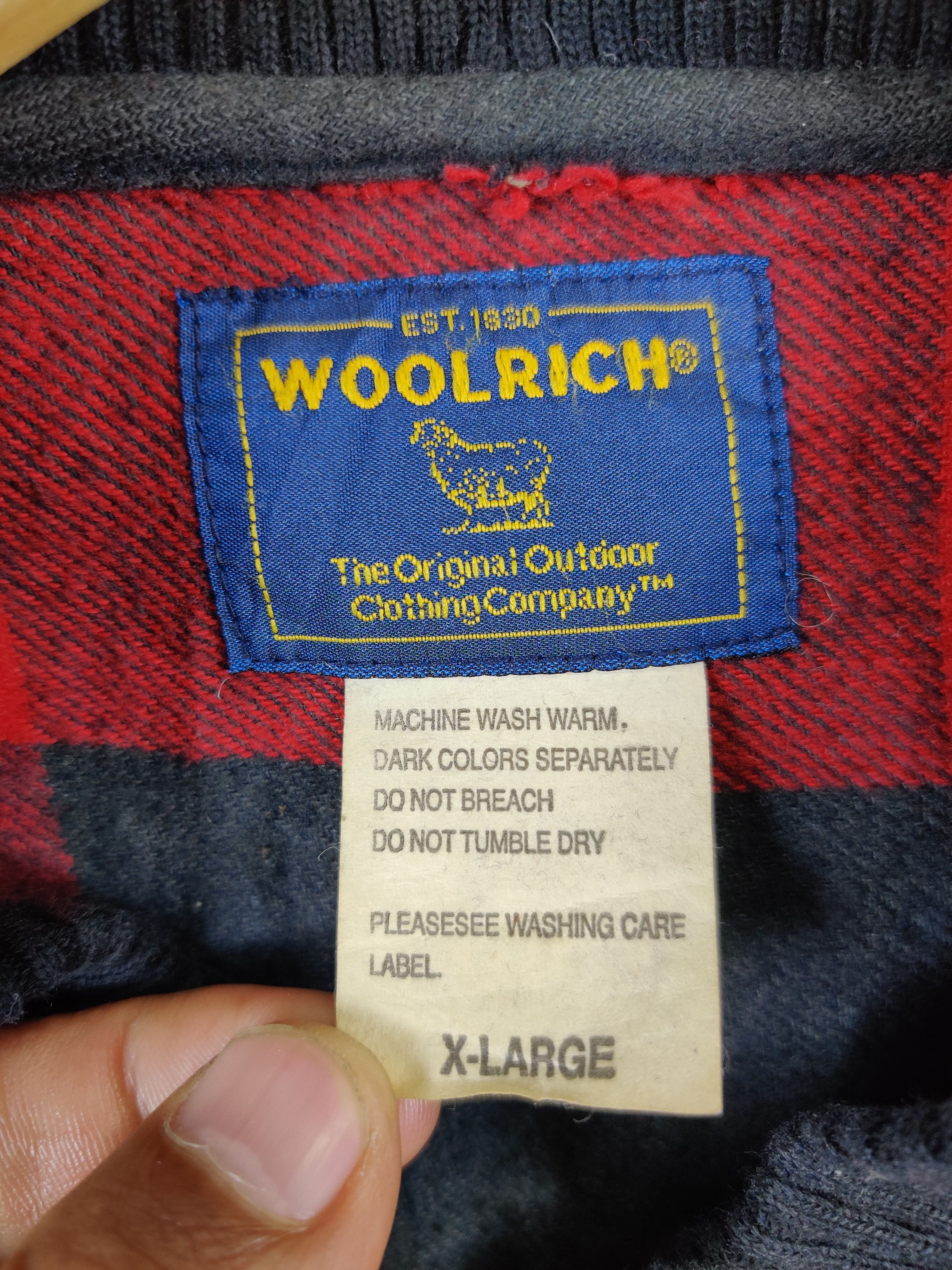 Woolrich Woolen Mills Vintage 90s Woolrich Checkered Plaid Jacket Size US XL / EU 56 / 4 - 9 Thumbnail