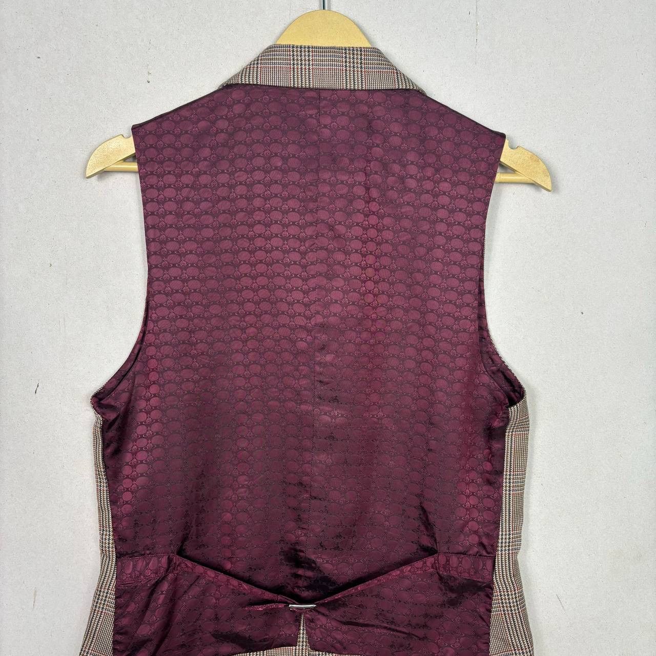 Vivienne Westwood Vivienne Westwood Man Brown Check Vest Size US S / EU 44-46 / 1 - 4 Thumbnail
