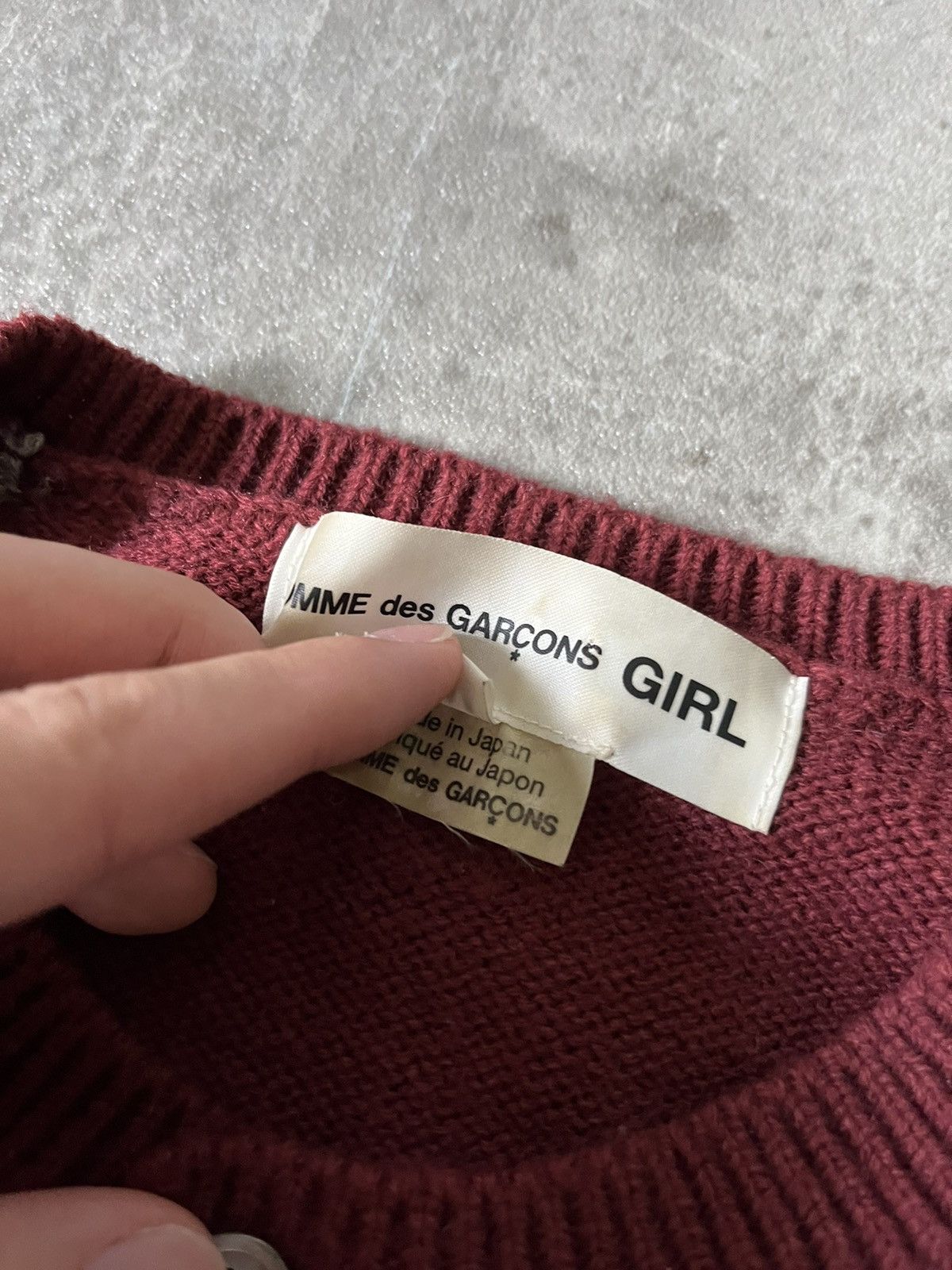 Comme des Garcons × Japanese Brand Comme des Garcons GIRL wool multicolor cardigan Size M / US 6-8 / IT 42-44 - 10 Thumbnail