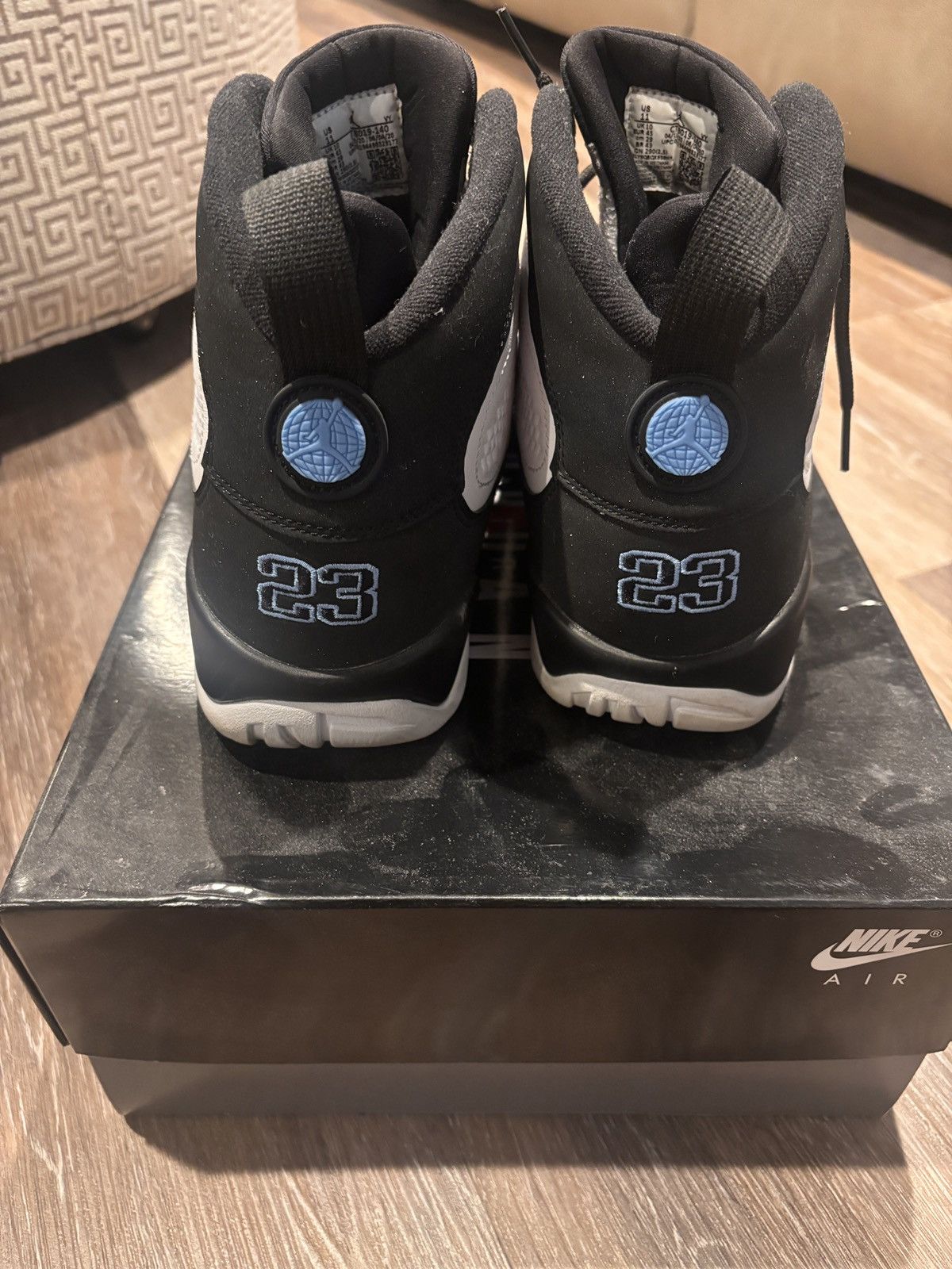 Jordan Brand Jordan 9 University Blue Size US 11 / EU 44 - 2 Thumbnail