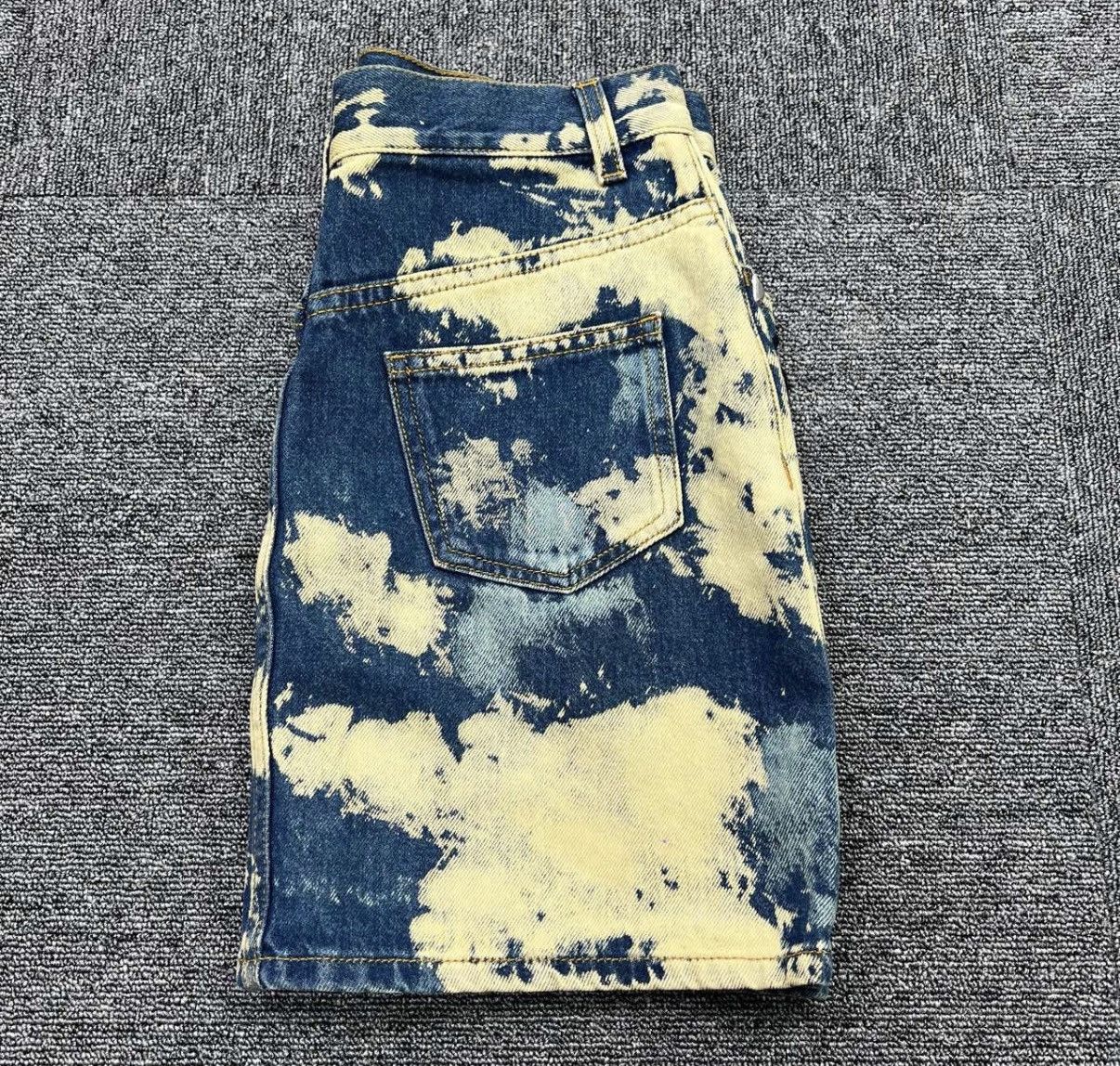 Gucci Gucci/Gucci/Bee Embroidered Tie-Dye Mini Skirt K12 Size M / US 6-8 / IT 42-44 - 3 Thumbnail