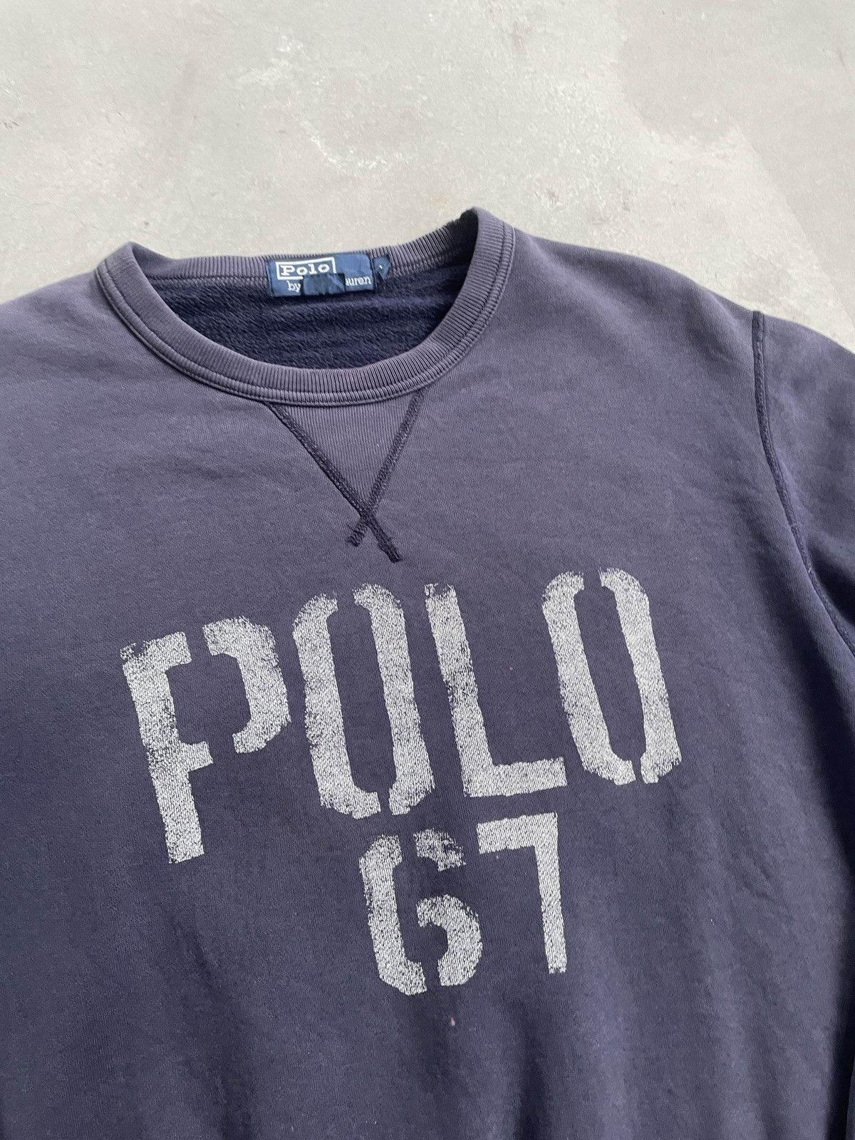 Polo Ralph Lauren × Ralph Lauren VINTAGE POLO RALPH LAUREN 67 DISTRESSED SWEATSHIRT Size US M / EU 48-50 / 2 - 3 Thumbnail