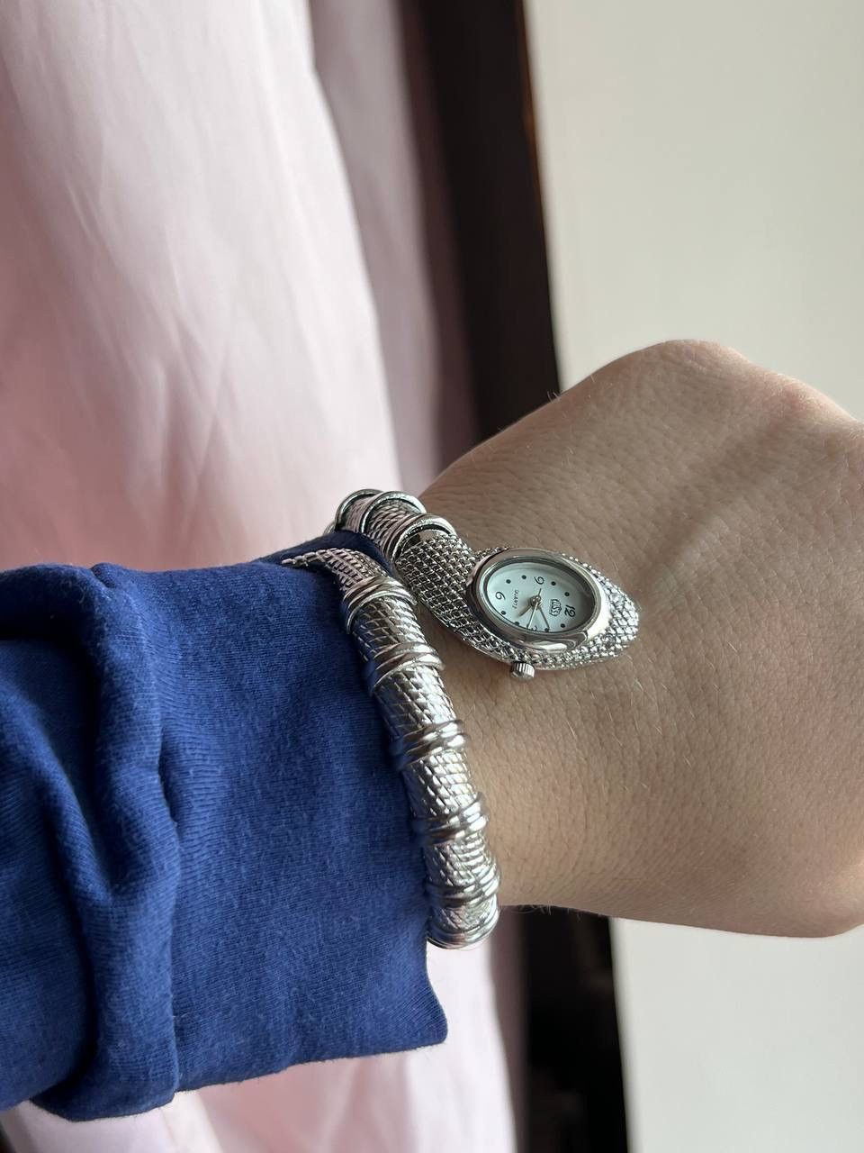 Japanese Brand Snake 🐍 regular bracelet unisex Vintage Design rare WATCH Size ONE SIZE - 6 Thumbnail