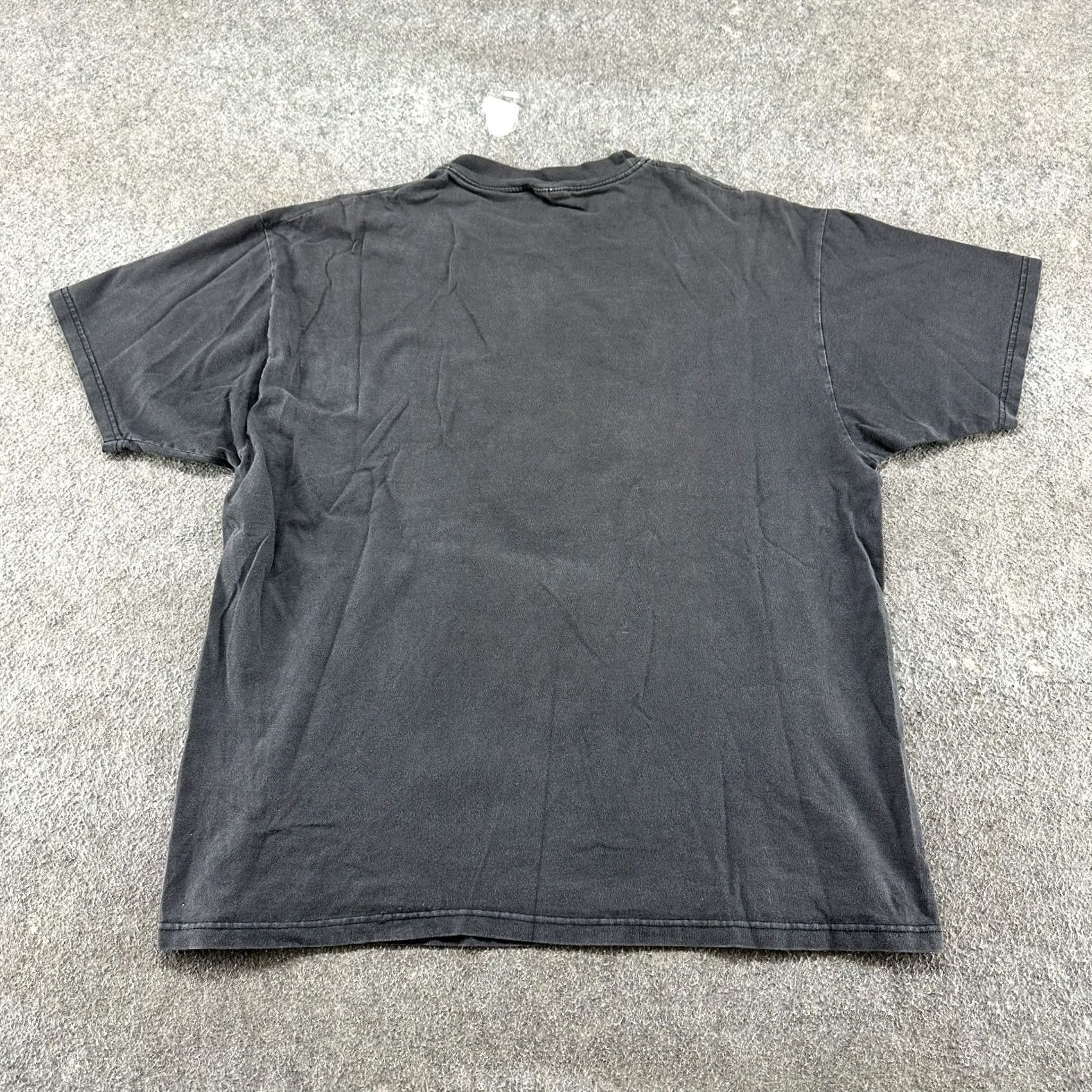 Hanes VINTAGE Elvis Shirt Men XL Black Hanes 90s Motorcycle Logo Swoosh Check Reflective Crew Neck Short Sleeve T-Shirt Cotton Cotton Size US XL / EU 56 / 4 - 3 Thumbnail