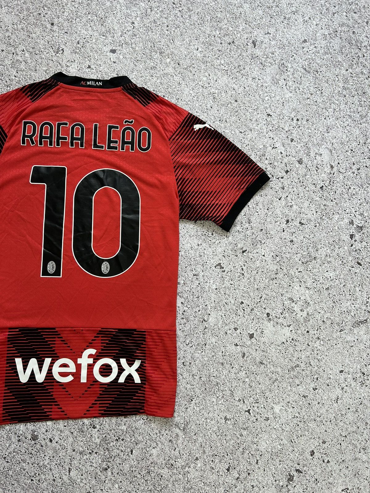 Puma Puma Milan Rafa Leao Home 2023 2024 Soccer Jersey BOOTLEG Size US L / EU 52-54 / 3 - 8 Thumbnail