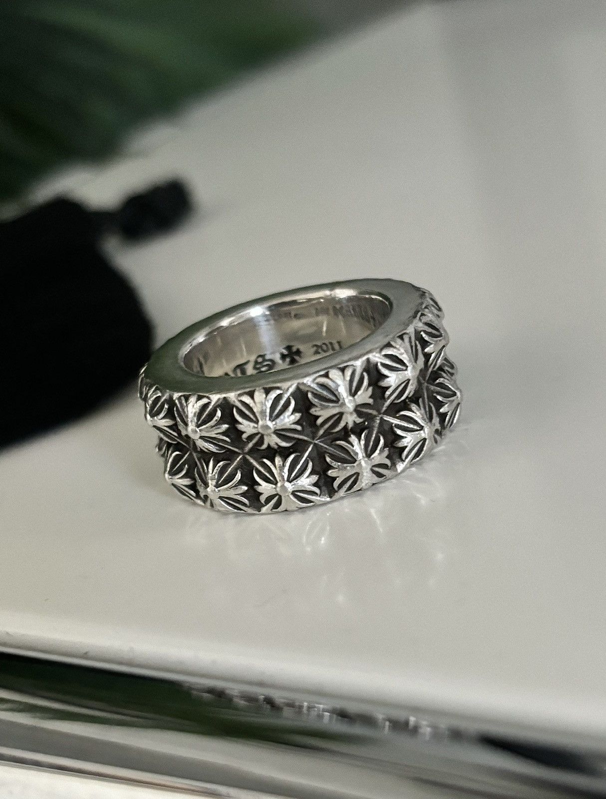 Chrome Hearts RARE - HEAVY DOUBLE PUNK RING Size ONE SIZE - 2 Thumbnail
