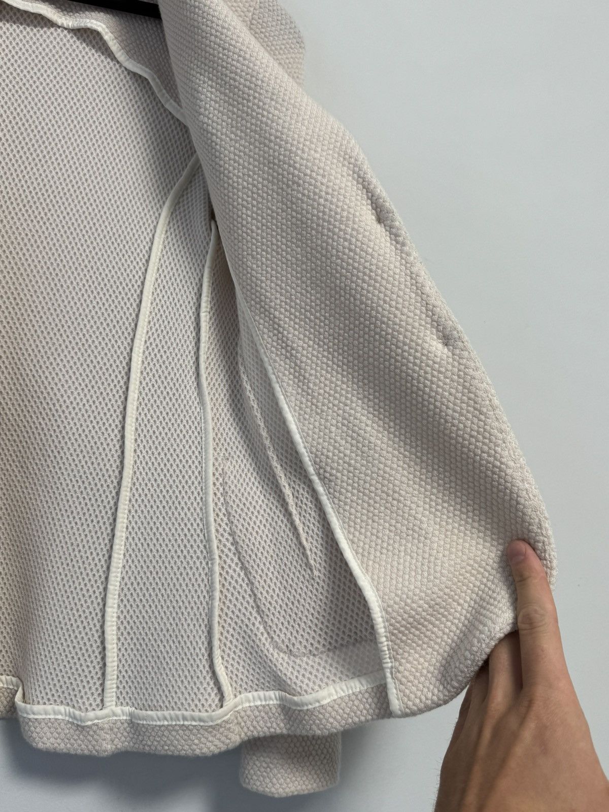 Circolo 1901 Circolo 1901 Women’s Cotton Blazer Jacket Beige Textured Size S / US 4 / IT 40 - 9 Thumbnail