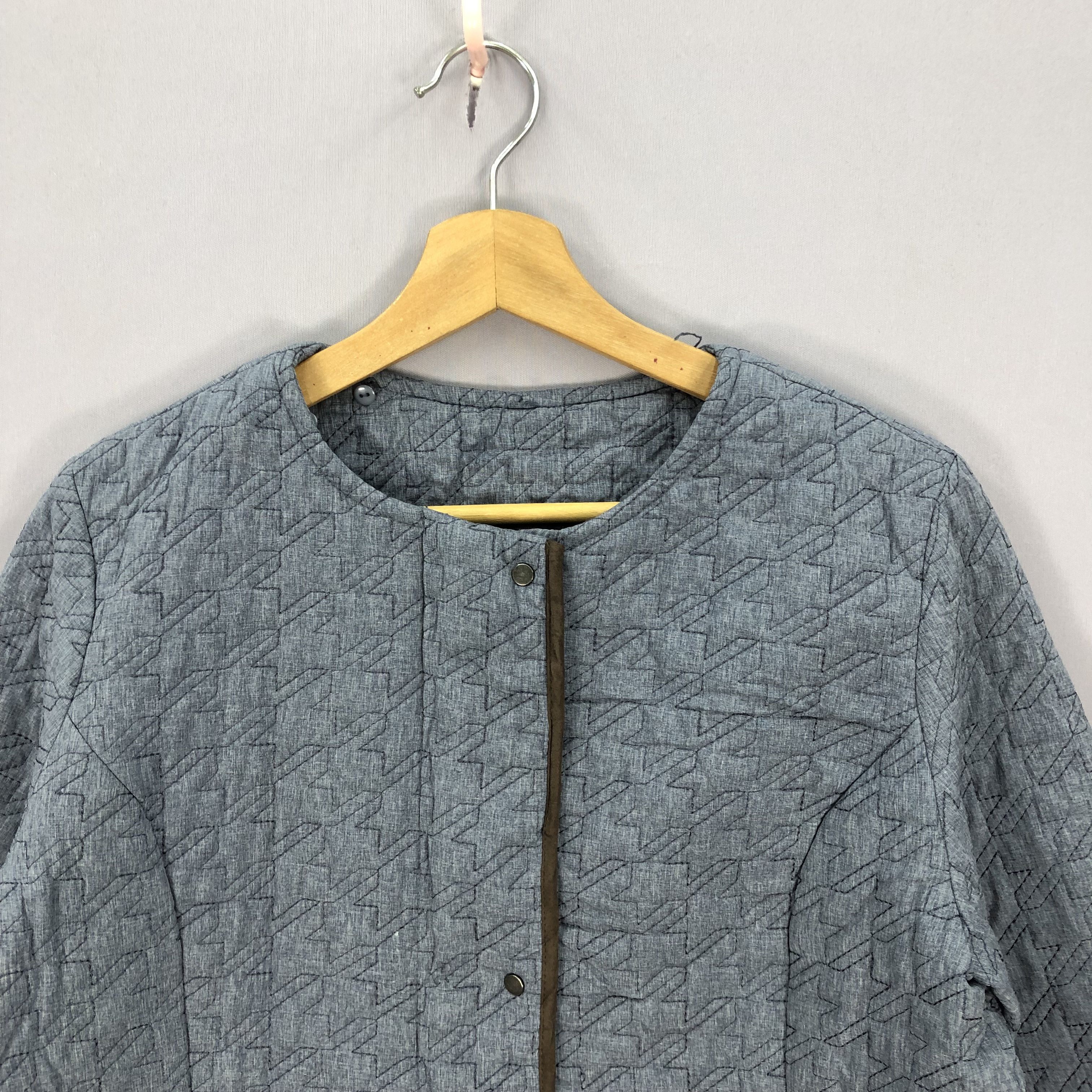 Japanese Brand Vintage Orfine Japanese Quilted Long Jacket Size L / US 10 / IT 46 - 4 Thumbnail
