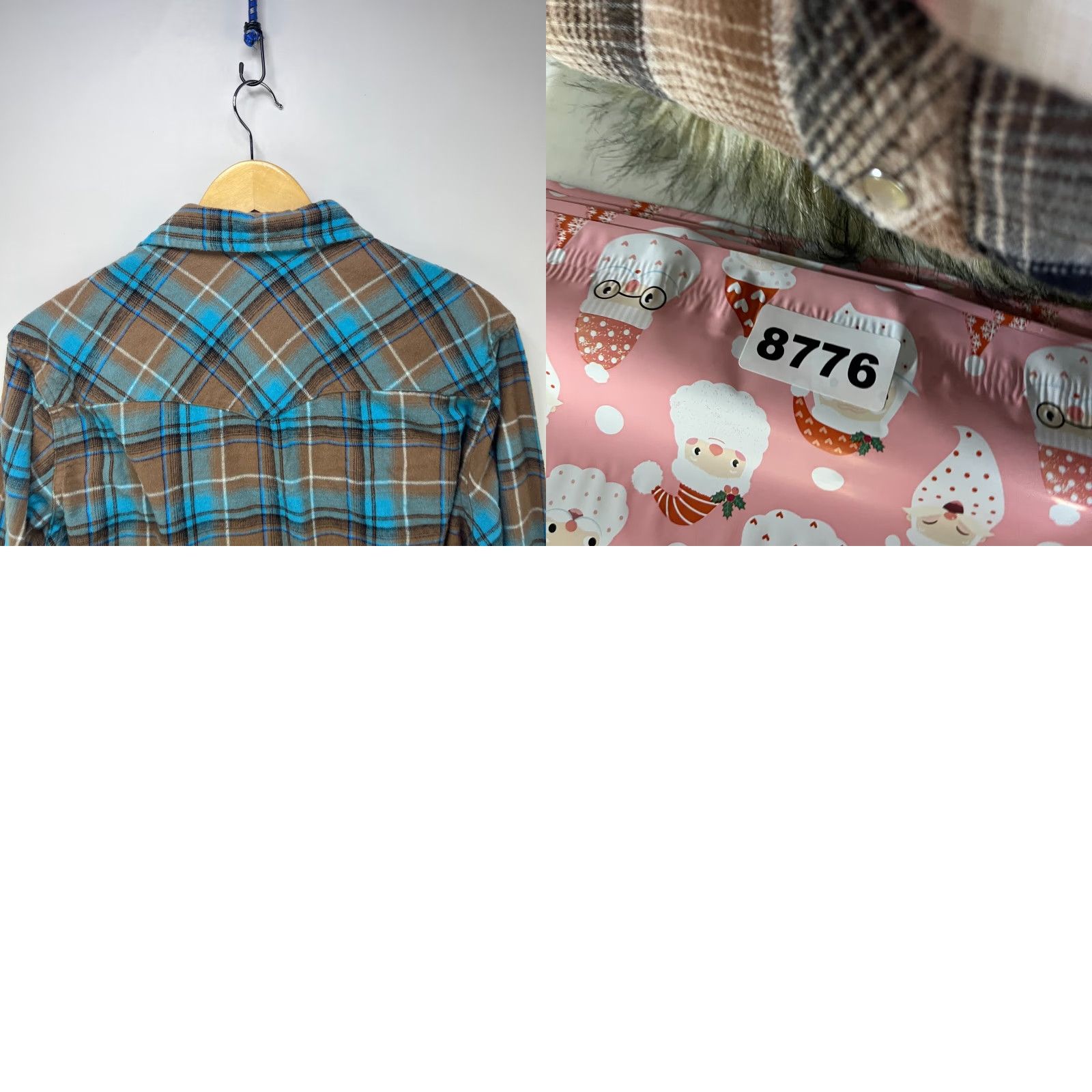 Wrangler VINTAGE Wrangler Western Plaid Button-Up Shirt L Mens Long Sleeve Blue Trendy Western Accents: Button Snap Size US L / EU 52-54 / 3 - 9 Thumbnail