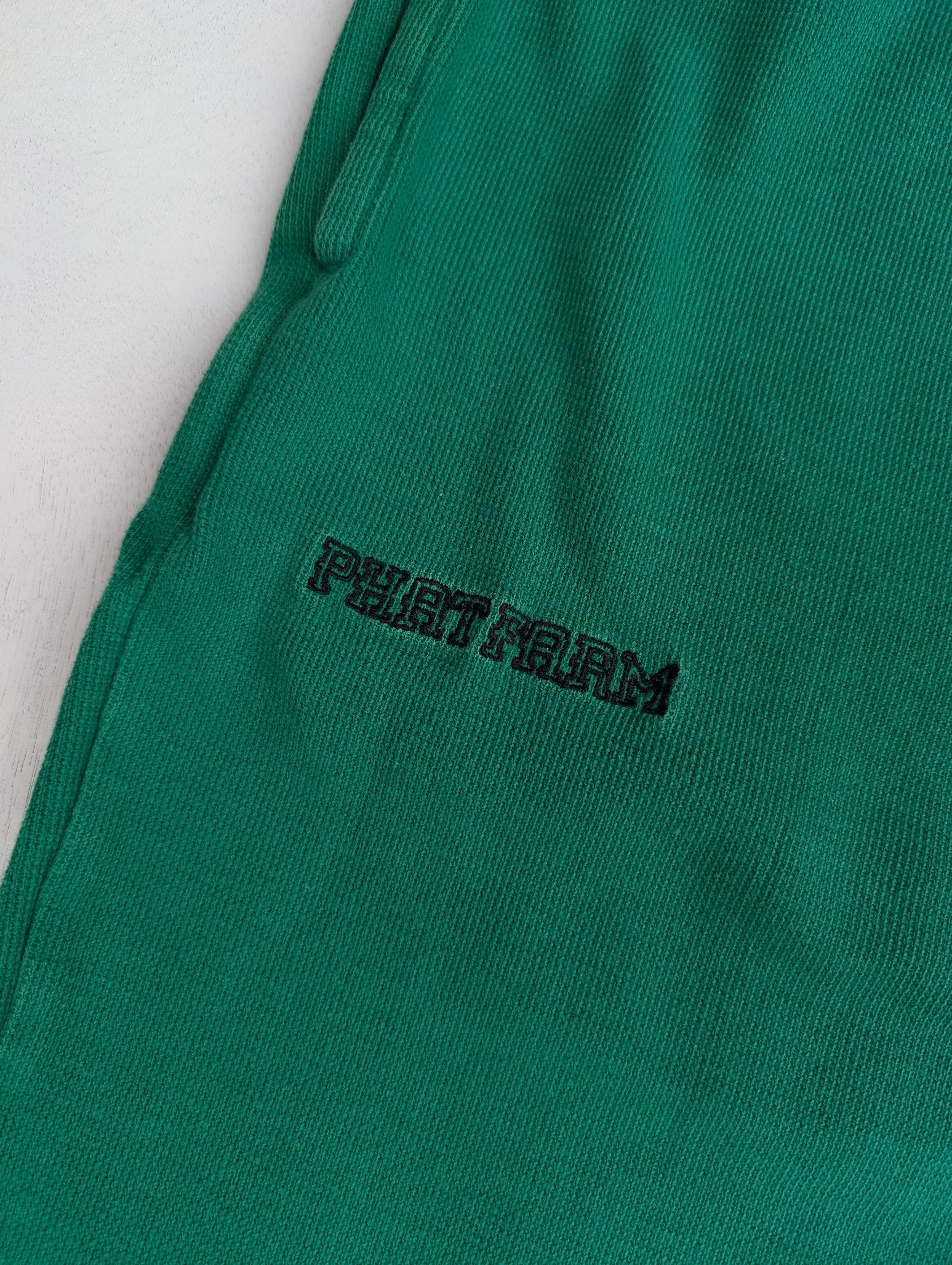 Phat Farm × Vintage Vintage 00s Y2K Phat Farm Cotton shorts green/yellow sz XL Size US 31 - 3 Thumbnail