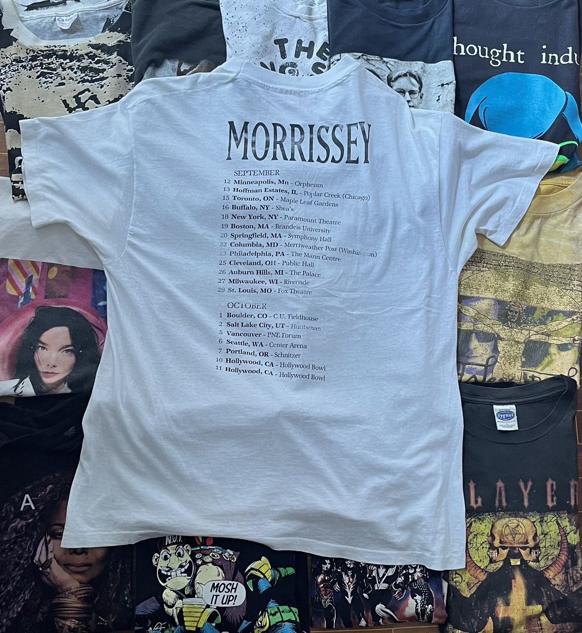 Band Tees Morrissey Your Arsenal Tour 1992 Size US XL / EU 56 / 4 - 2 Thumbnail