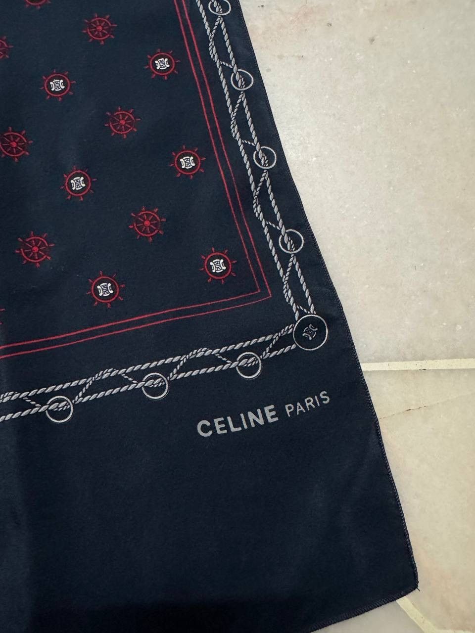 Celine CELINE PARIS PURE SOIE LONG SCARF Size ONE SIZE - 2 Thumbnail